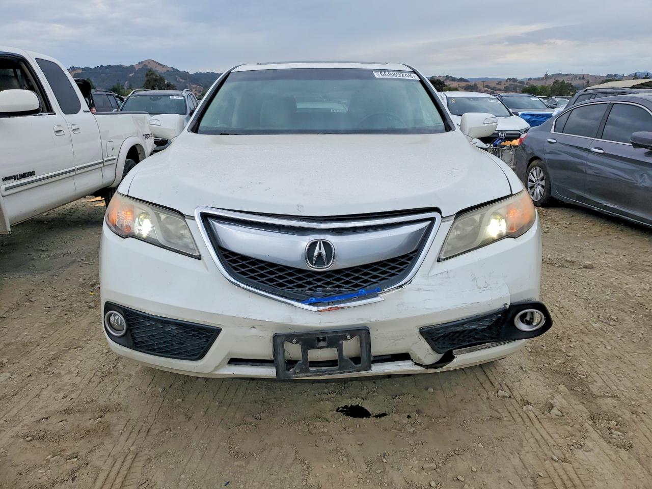 2013 Acura Rdx Technology White vin: 5J8TB3H59DL019192