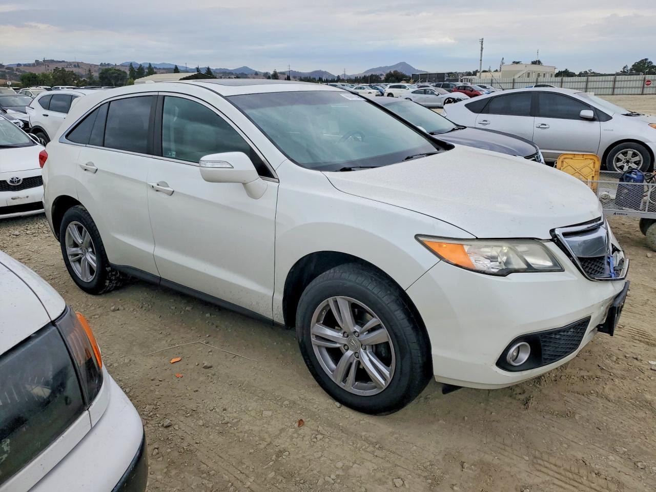 2013 Acura Rdx Technology White vin: 5J8TB3H59DL019192
