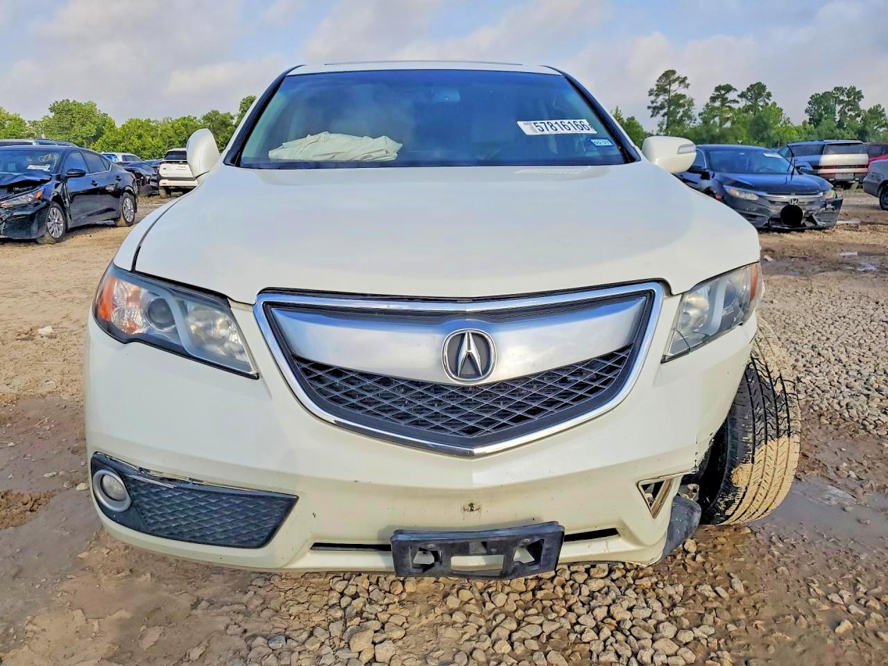 2015 Acura Rdx Technology White vin: 5J8TB3H59FL015758