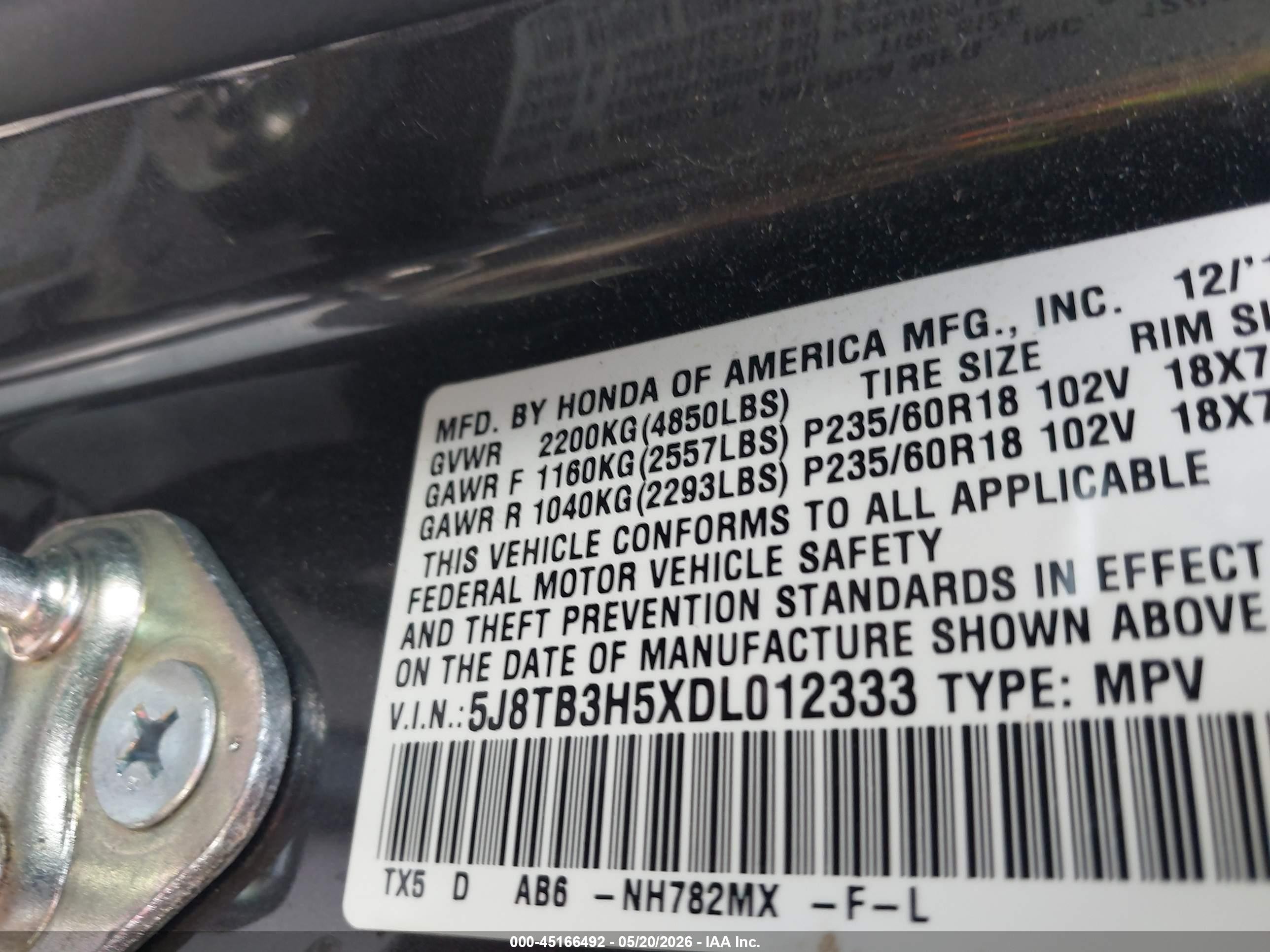2013 Acura Rdx   Черный vin: 5J8TB3H5XDL012333