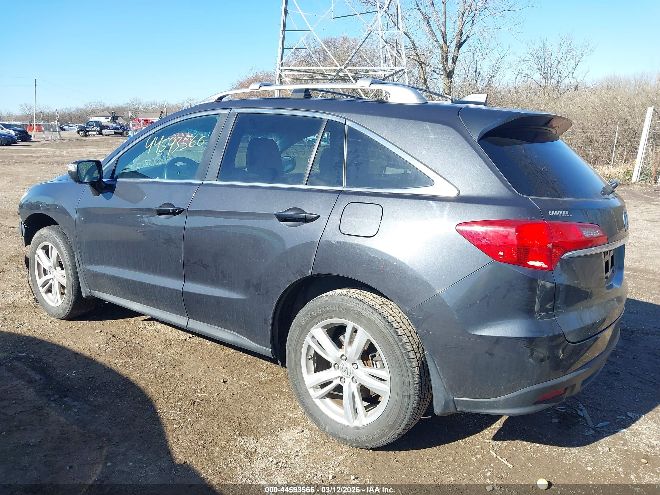 2014 Acura Rdx   Gray vin: 5J8TB3H5XEL010003