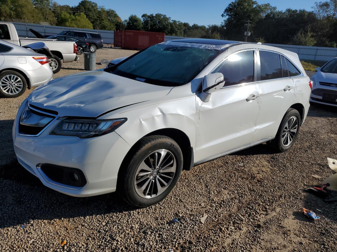 2018 Acura Rdx Advance White vin: 5J8TB3H74JL003382
