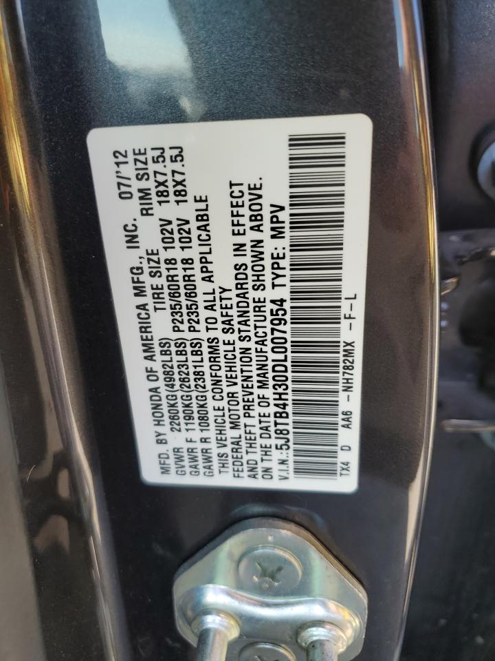 2013 Acura Rdx Серый vin: 5J8TB4H30DL007954