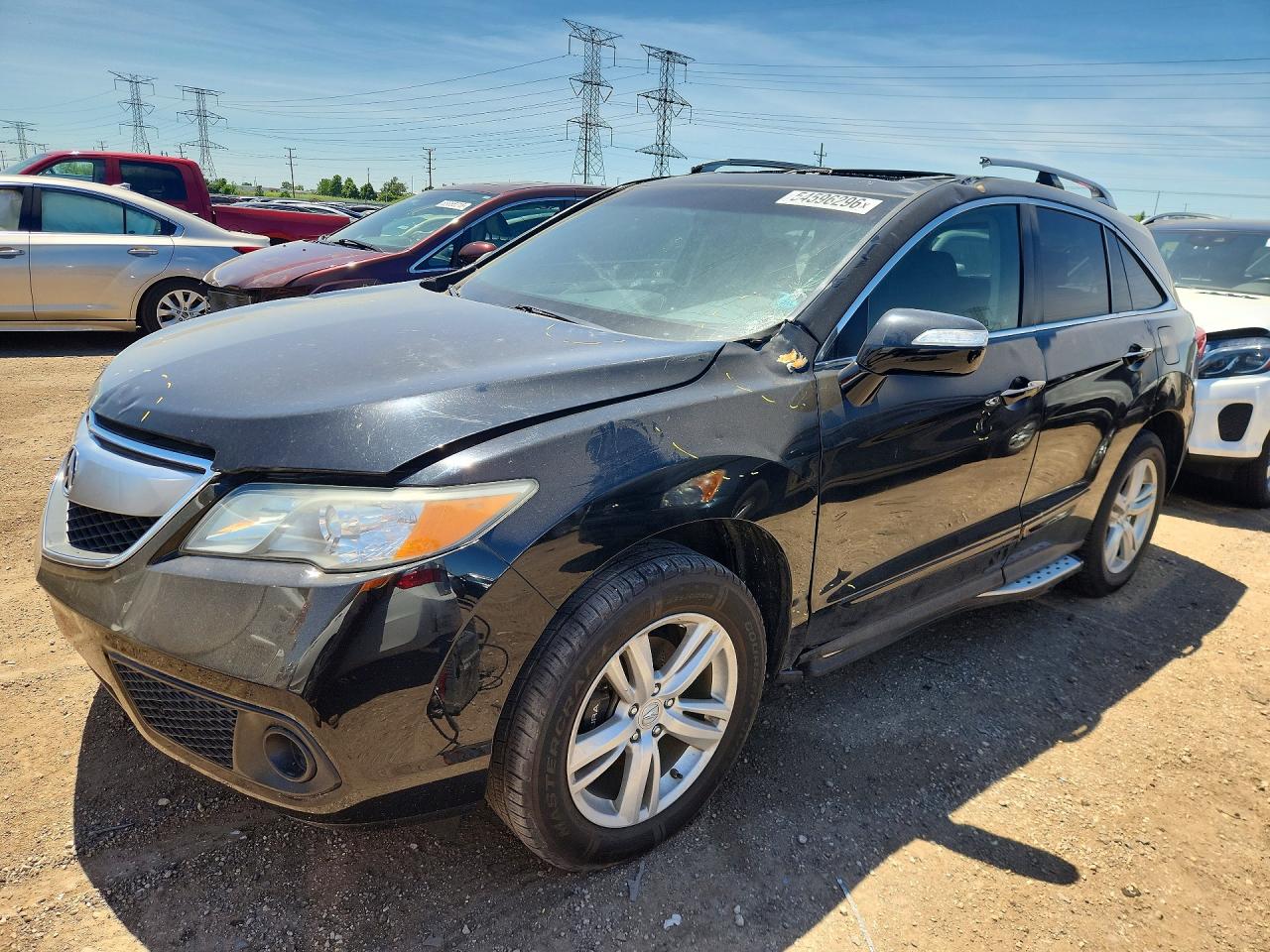 2013 Acura Rdx Black vin: 5J8TB4H30DL008828