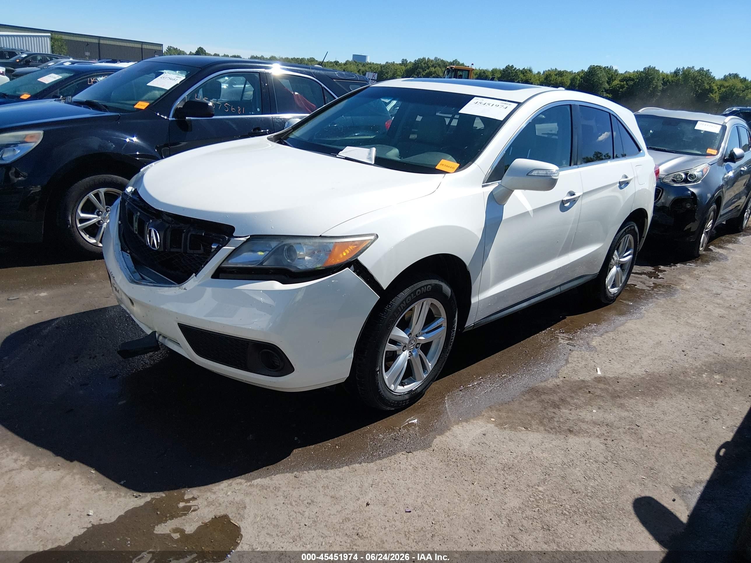 2013 Acura Rdx   White vin: 5J8TB4H30DL020977