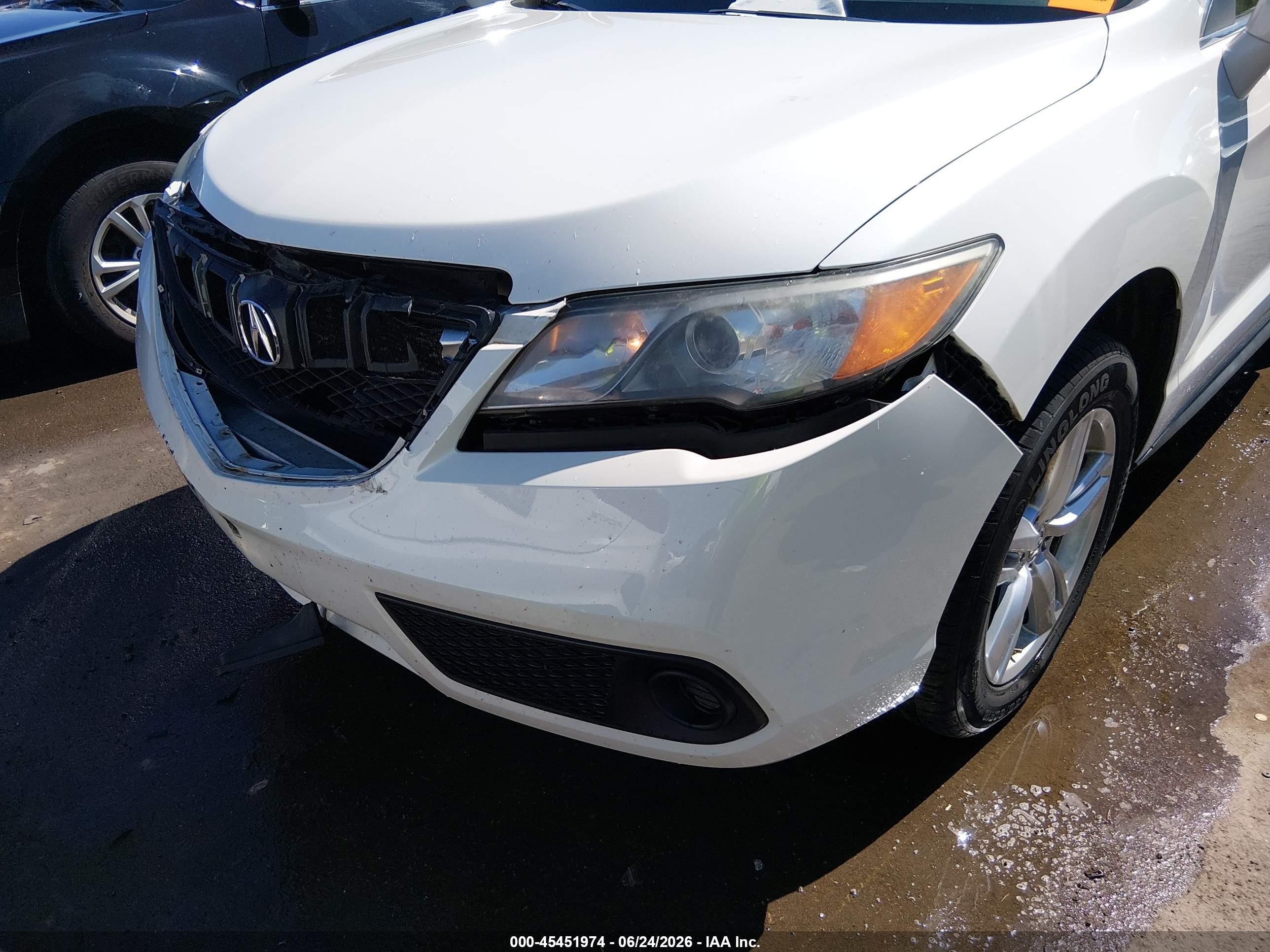 2013 Acura Rdx   White vin: 5J8TB4H30DL020977