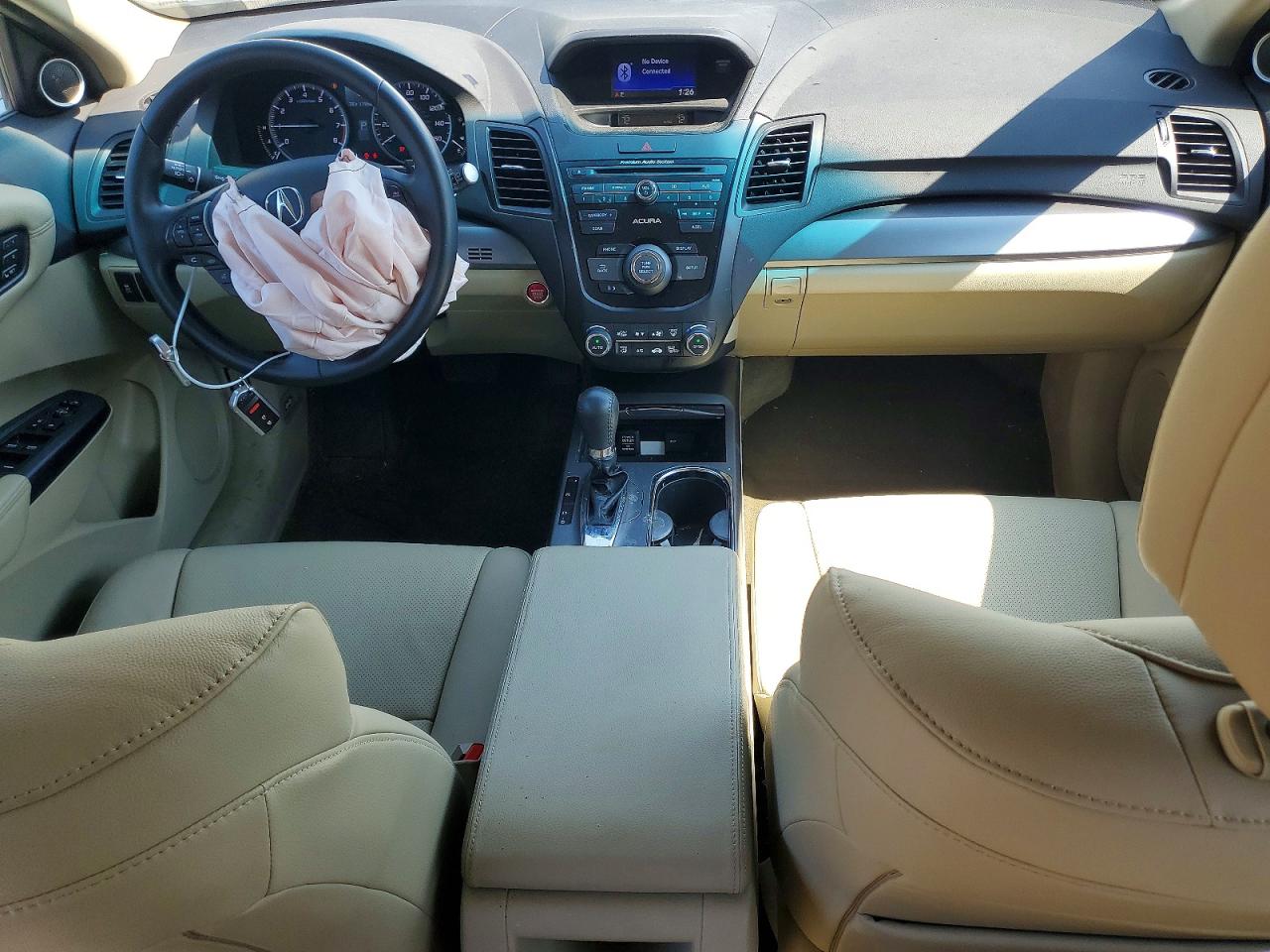 2015 Acura Rdx White vin: 5J8TB4H30FL014664