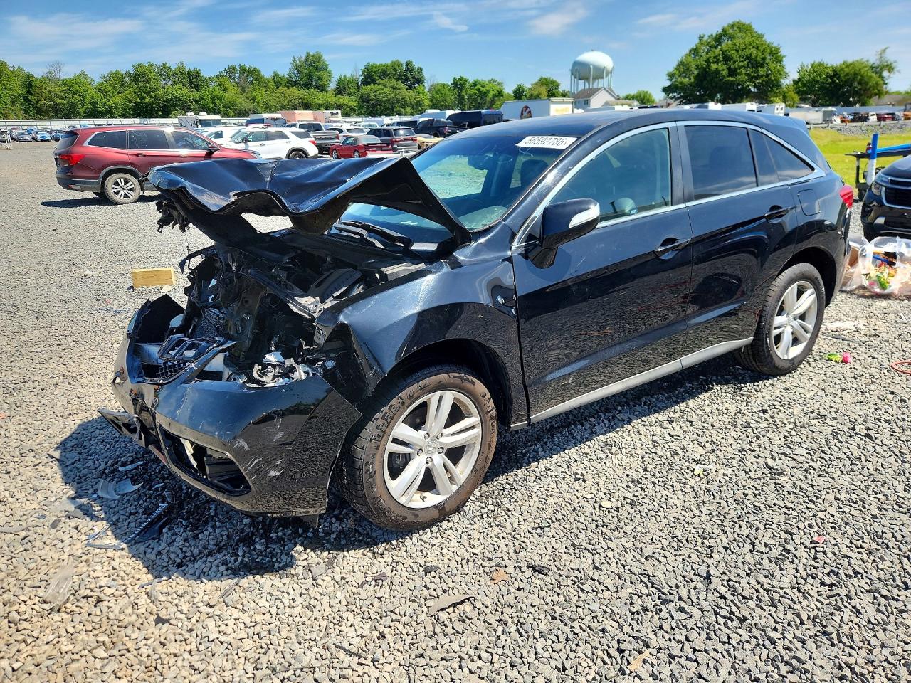 2015 Acura Rdx Черный vin: 5J8TB4H30FL026412