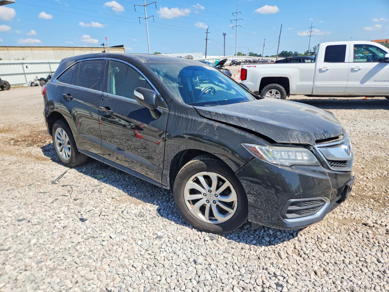 2018 Acura Rdx Black vin: 5J8TB4H30JL015788