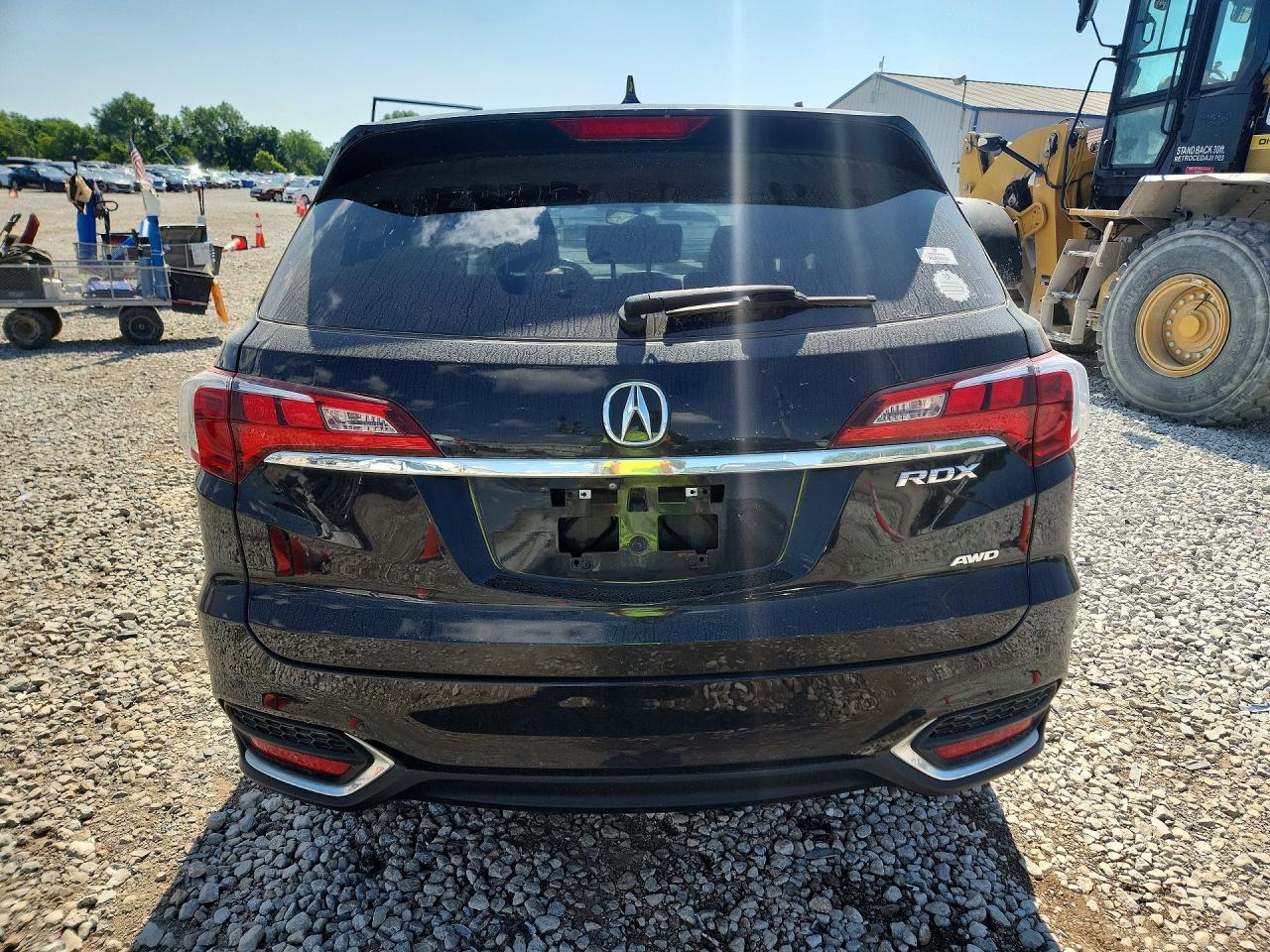 2018 Acura Rdx Black vin: 5J8TB4H30JL015788