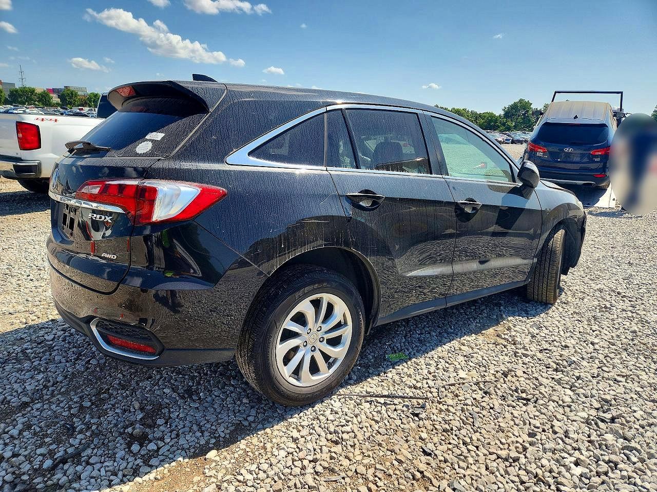2018 Acura Rdx Black vin: 5J8TB4H30JL015788