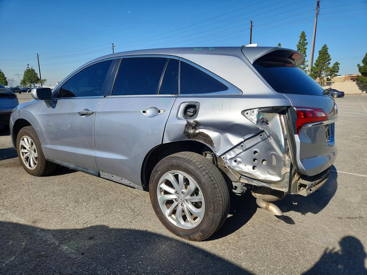 2018 Acura Rdx Серебряный vin: 5J8TB4H30JL024359