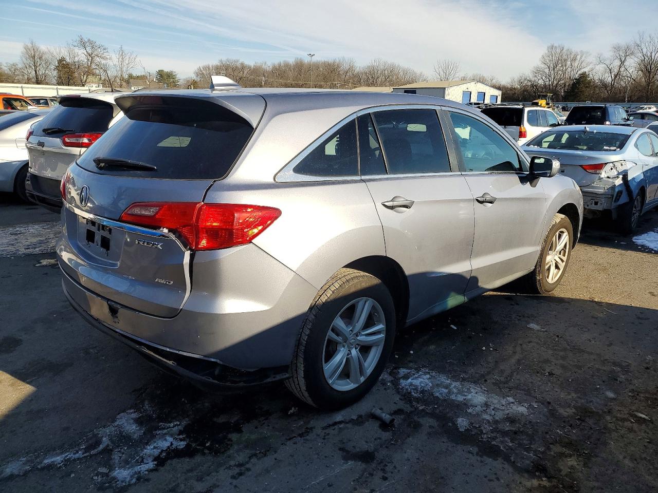 2015 Acura Rdx Silver vin: 5J8TB4H31FL024488