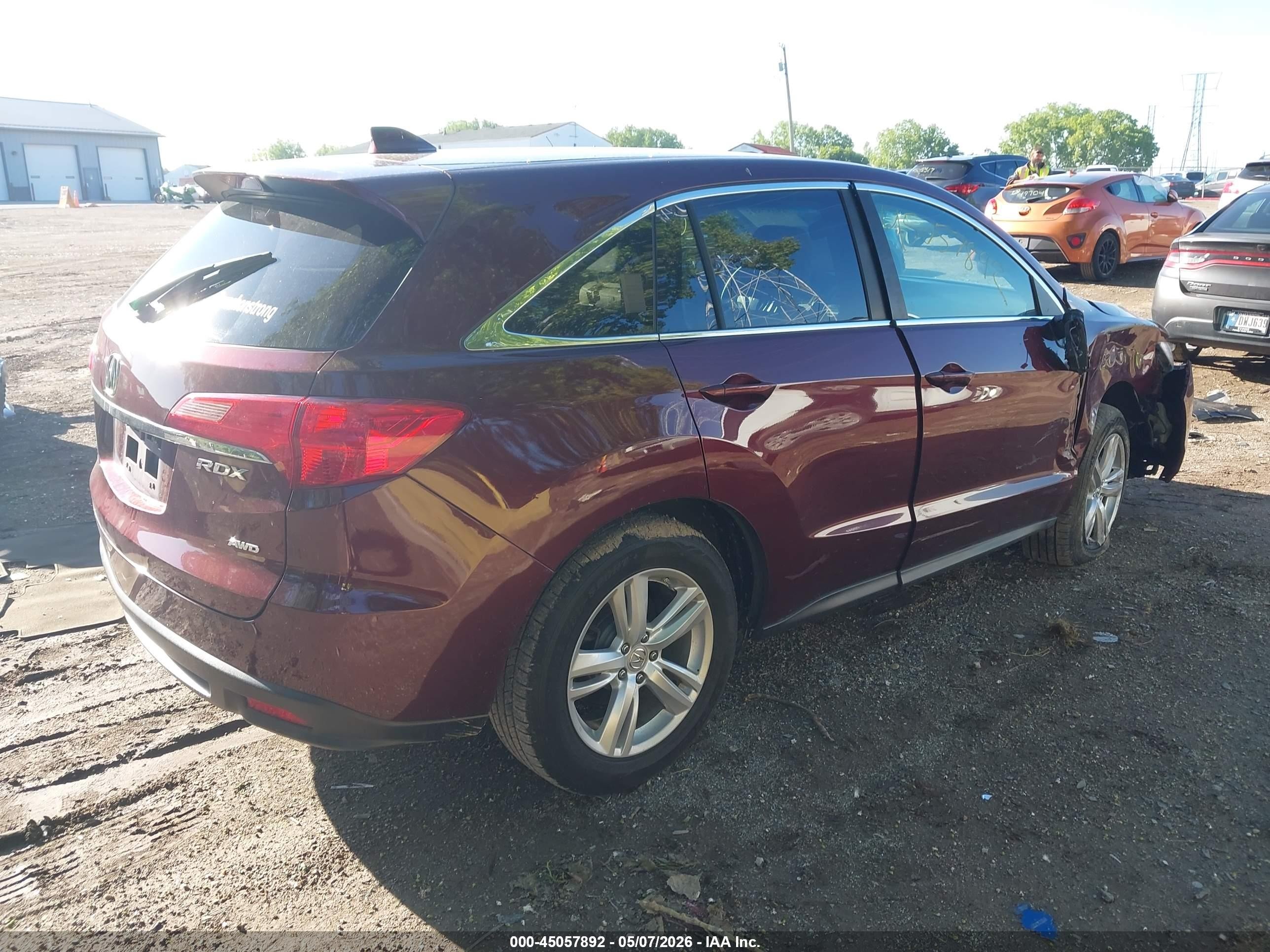 2014 Acura Rdx   Коричневый vin: 5J8TB4H32EL010307