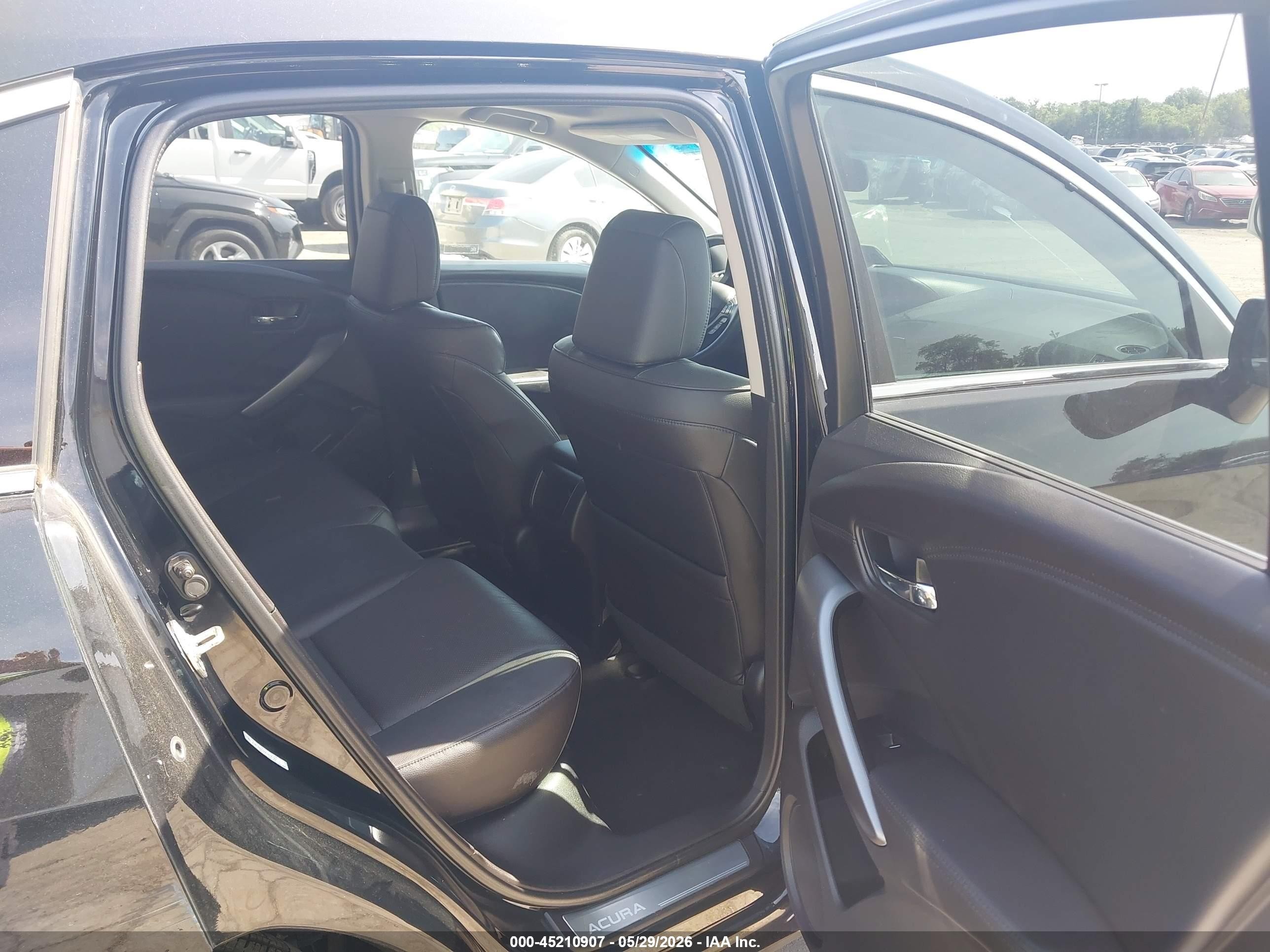 2015 Acura Rdx   Black vin: 5J8TB4H32FL008784