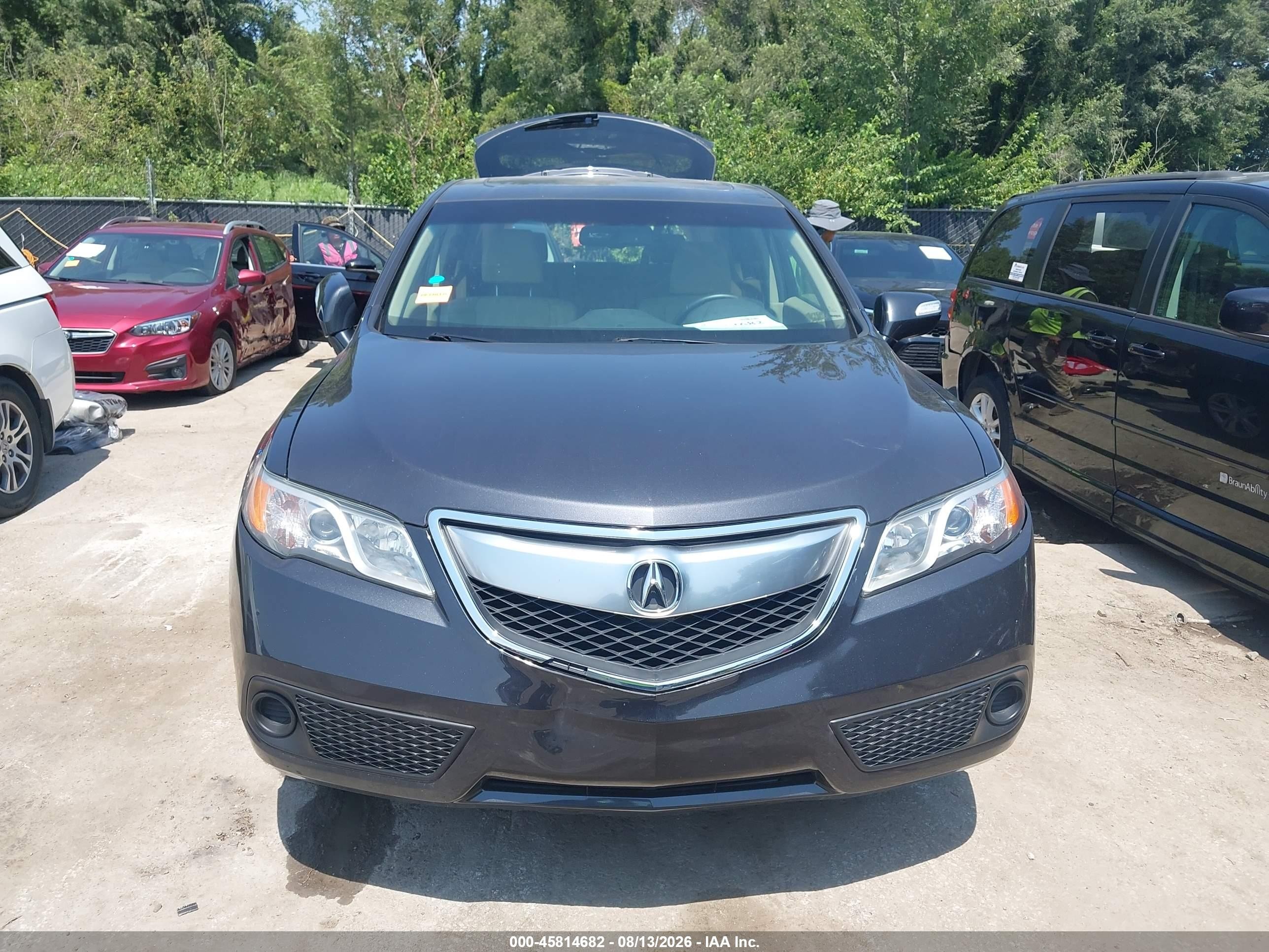 2013 Acura Rdx   Gray vin: 5J8TB4H33DL022447