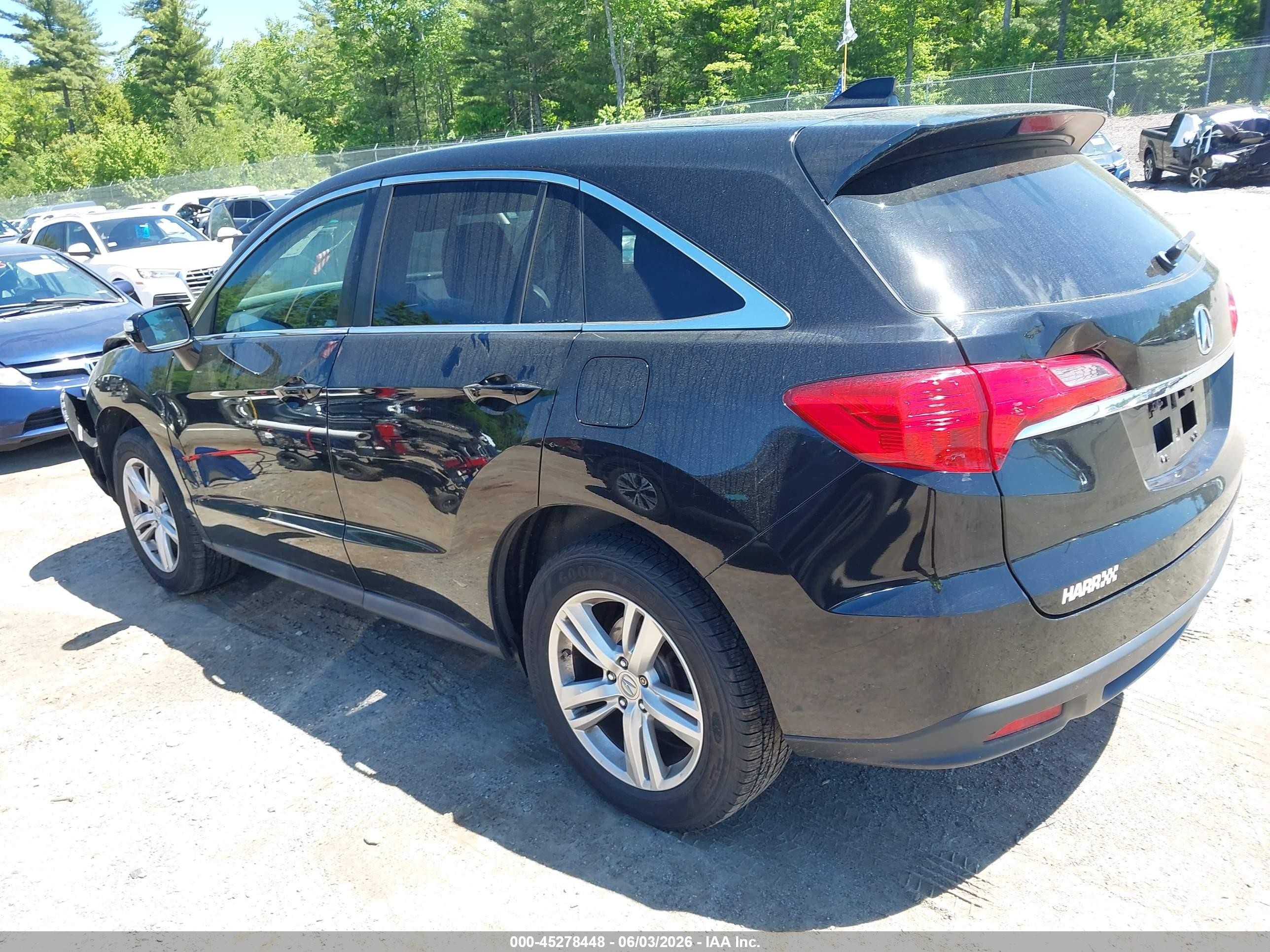 2014 Acura Rdx Black vin: 5J8TB4H33EL002958