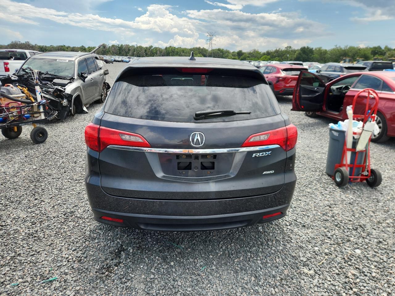 2014 Acura Rdx Black vin: 5J8TB4H33EL005102