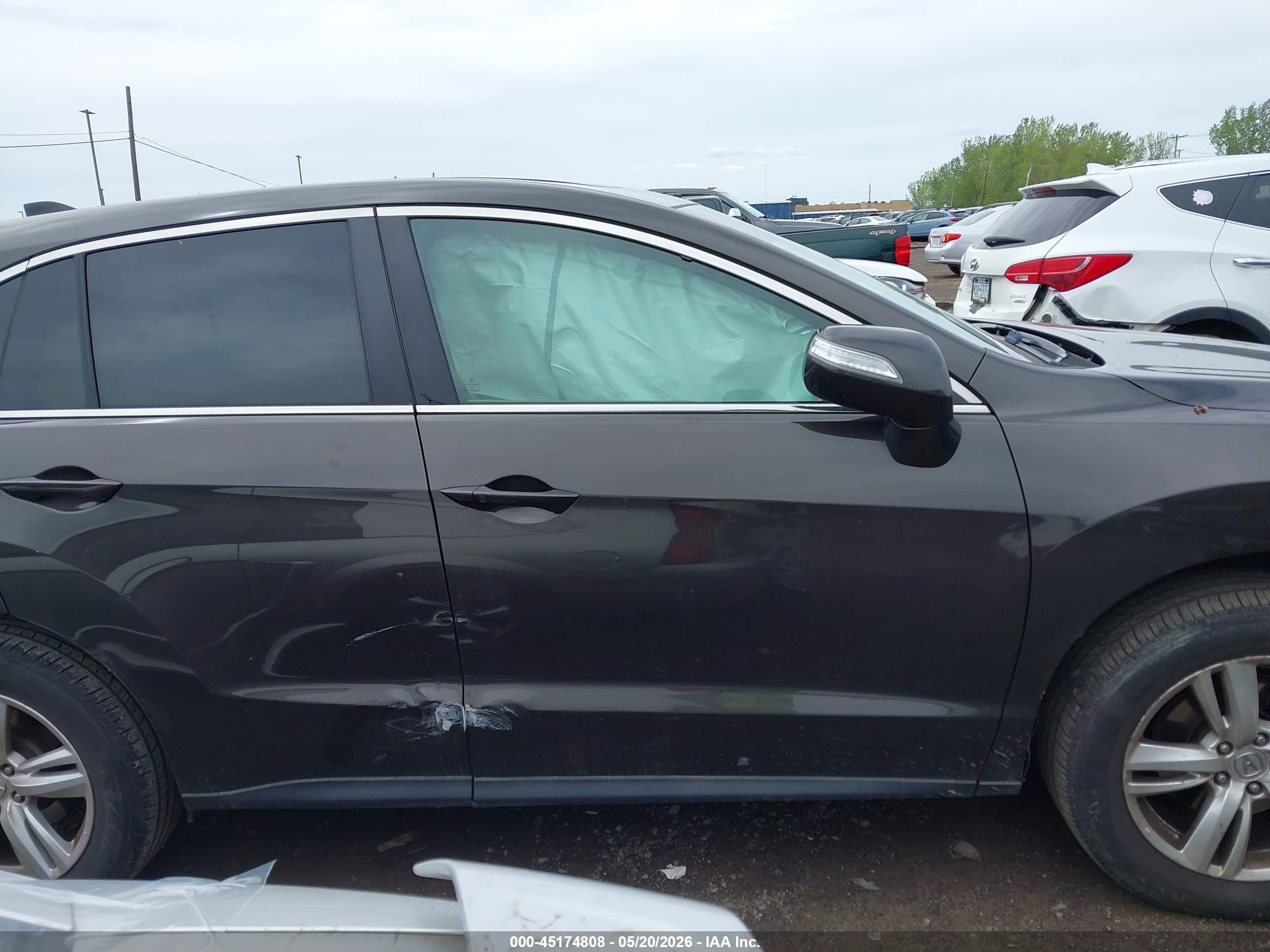 2014 Acura Rdx Gray vin: 5J8TB4H33EL007206