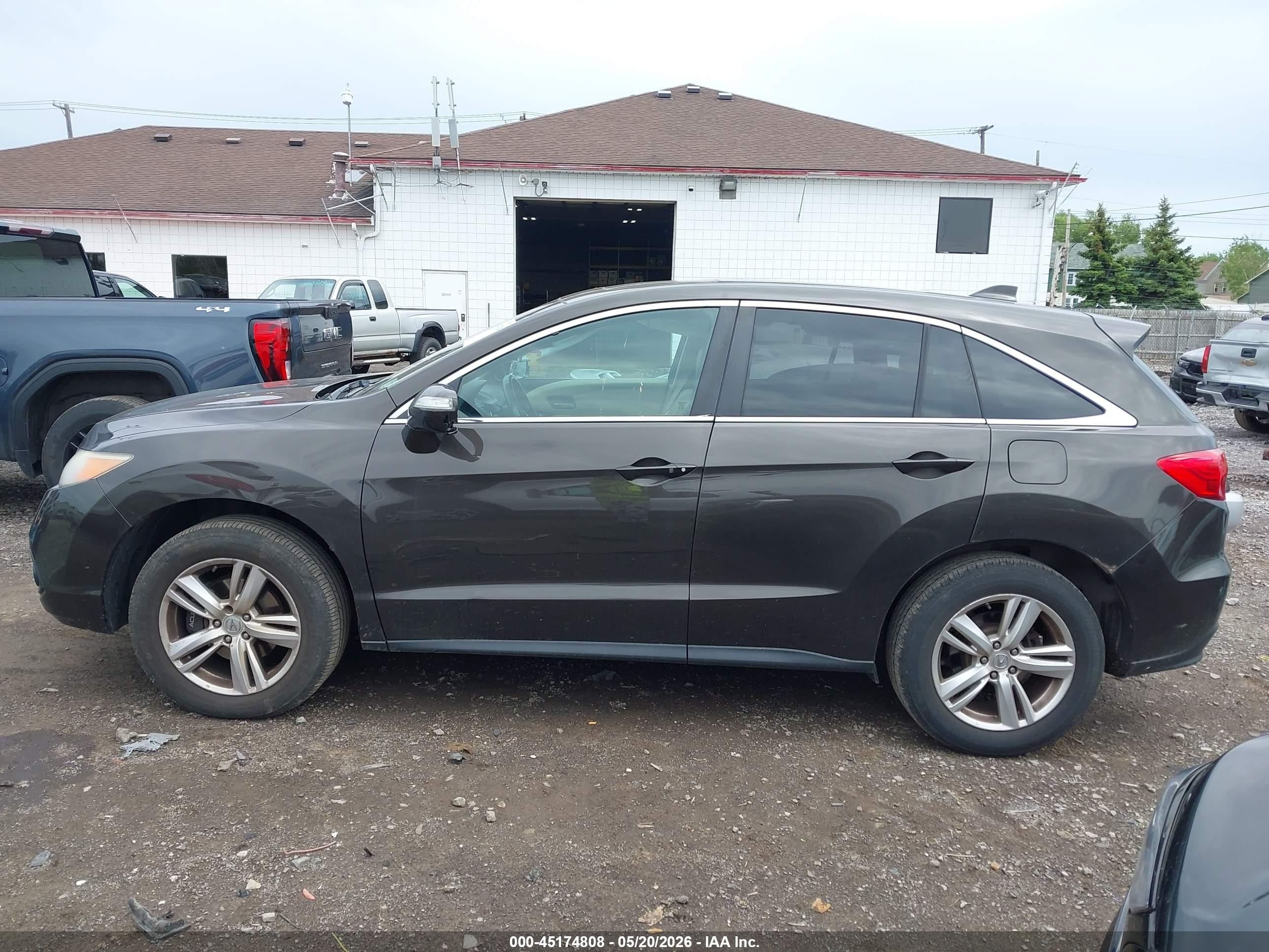 2014 Acura Rdx Gray vin: 5J8TB4H33EL007206