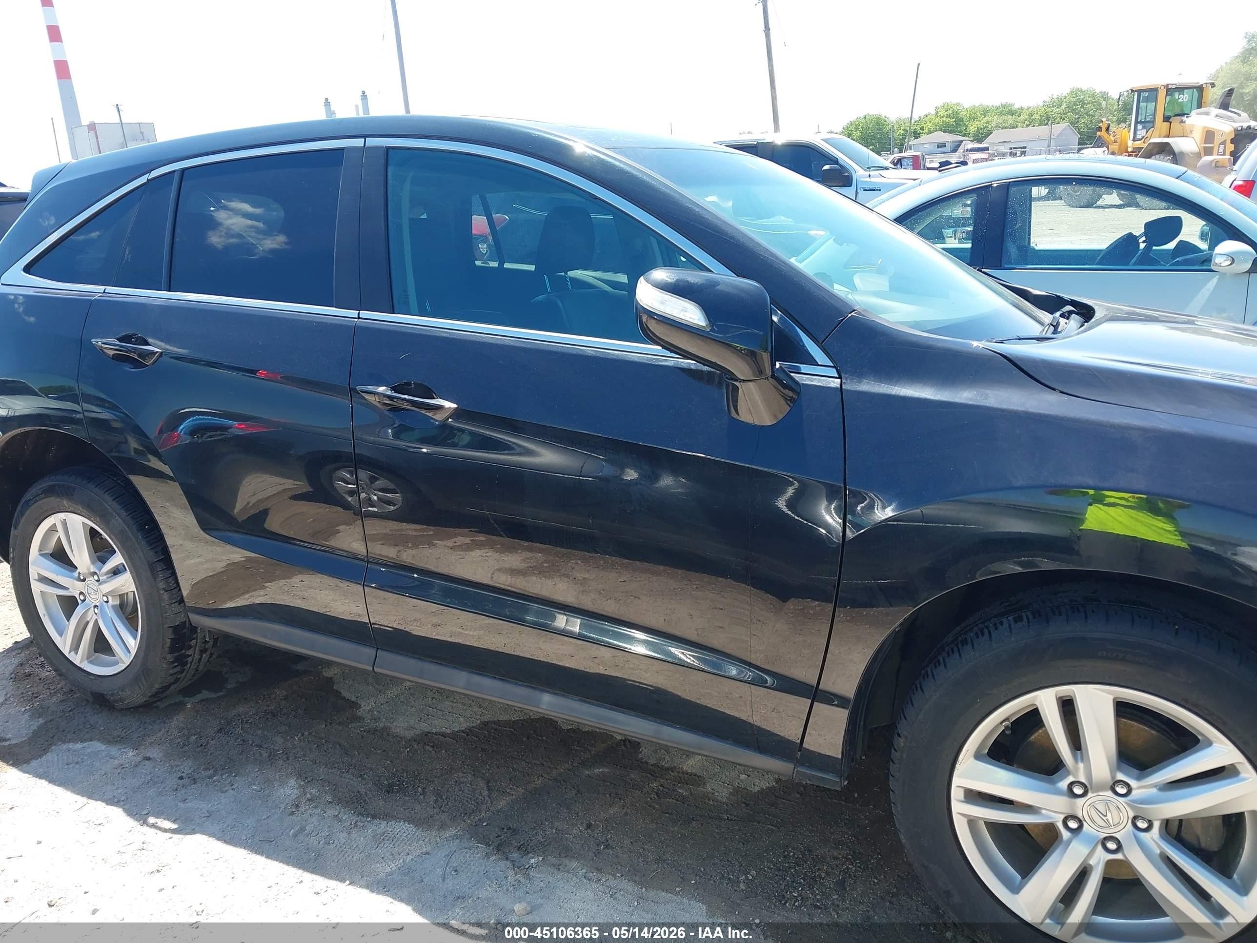 2014 Acura Rdx   Black vin: 5J8TB4H33EL016181