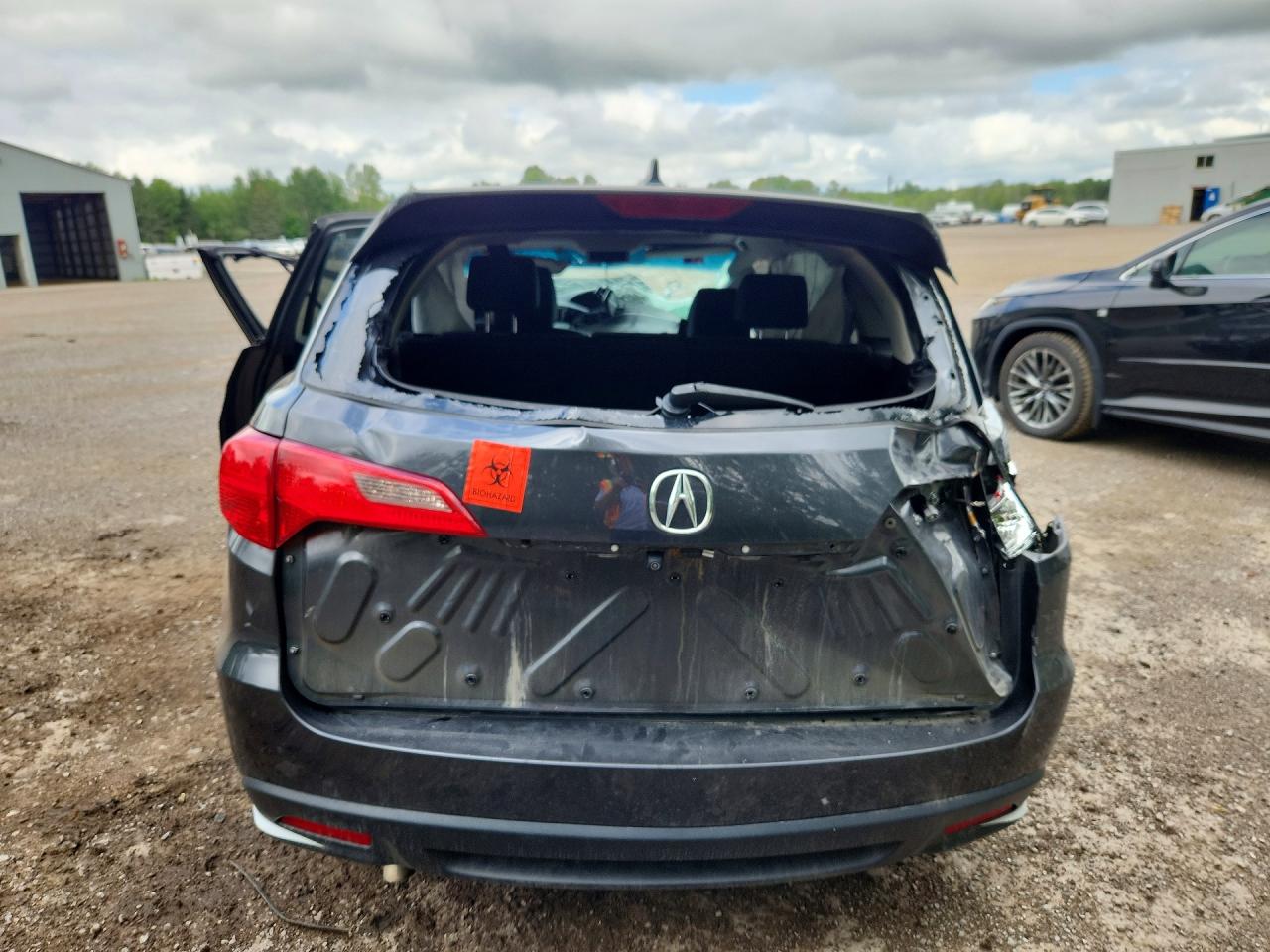 2014 Acura Rdx Gray vin: 5J8TB4H33EL803678
