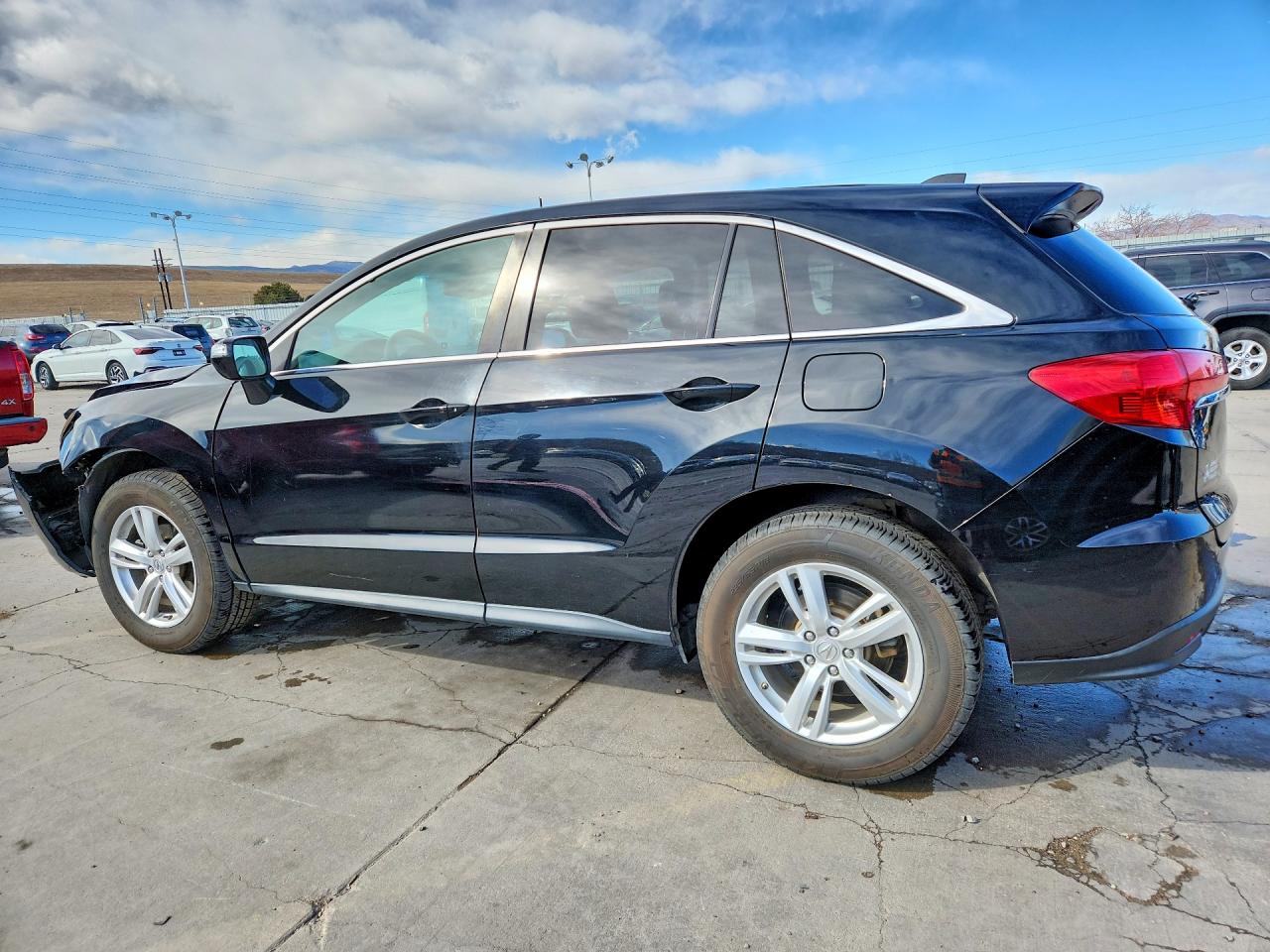 2015 Acura Rdx Black vin: 5J8TB4H33FL030826