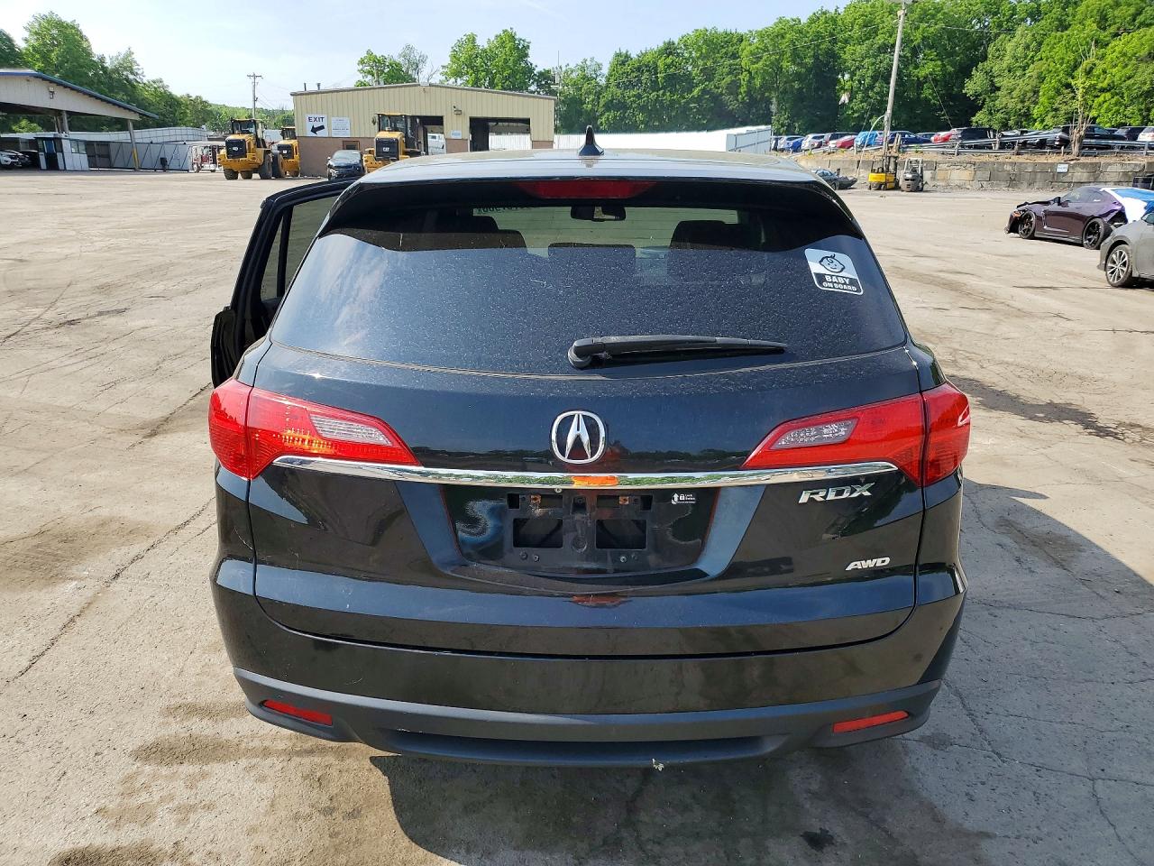 2014 Acura Rdx Black vin: 5J8TB4H35EL011256