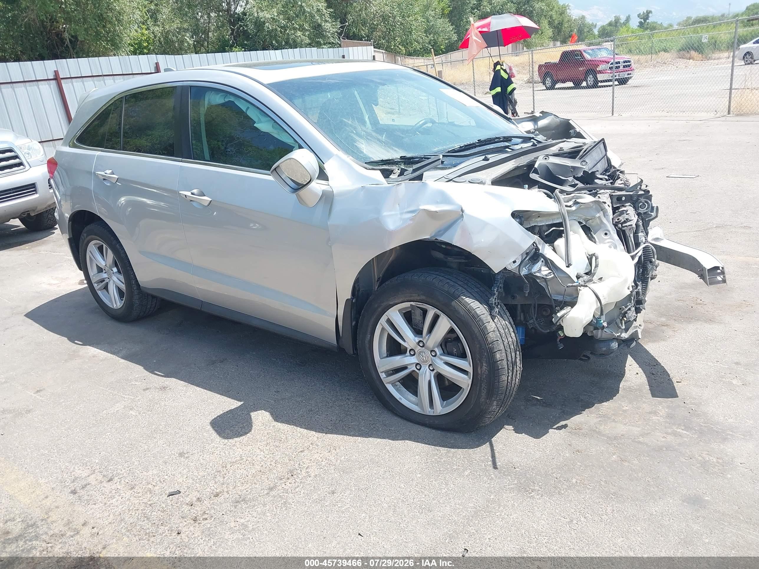 2014 Acura Rdx   Silver vin: 5J8TB4H35EL017963