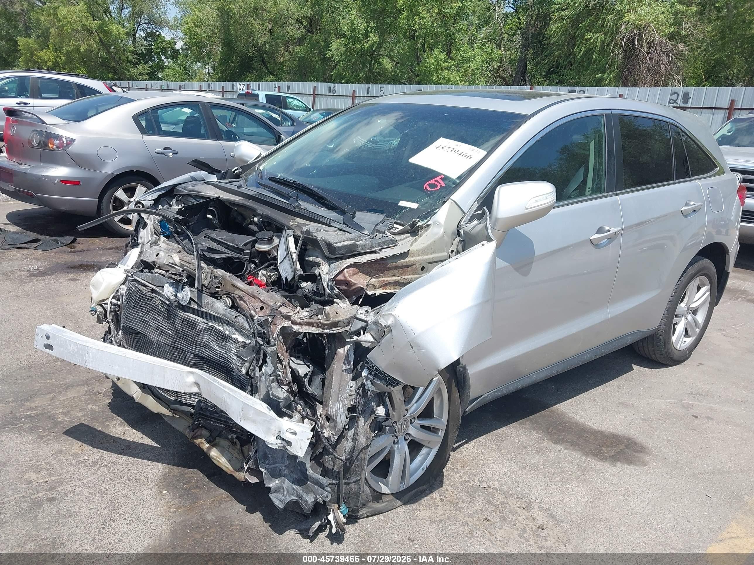 2014 Acura Rdx   Silver vin: 5J8TB4H35EL017963