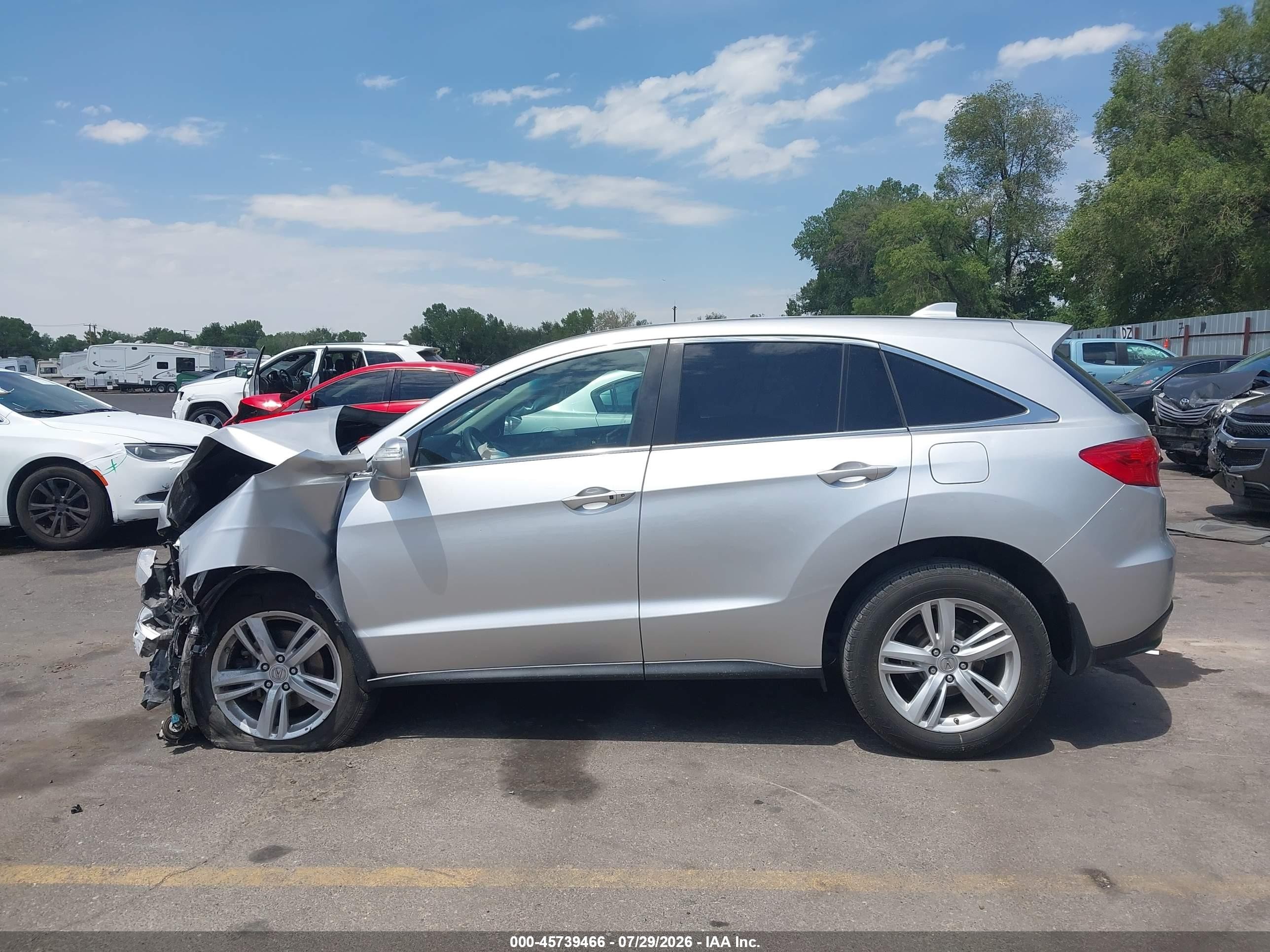 2014 Acura Rdx   Silver vin: 5J8TB4H35EL017963