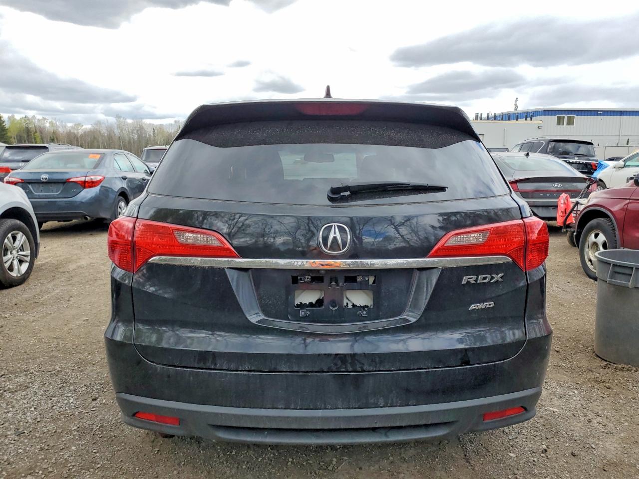 2014 Acura Rdx Black vin: 5J8TB4H35EL805075