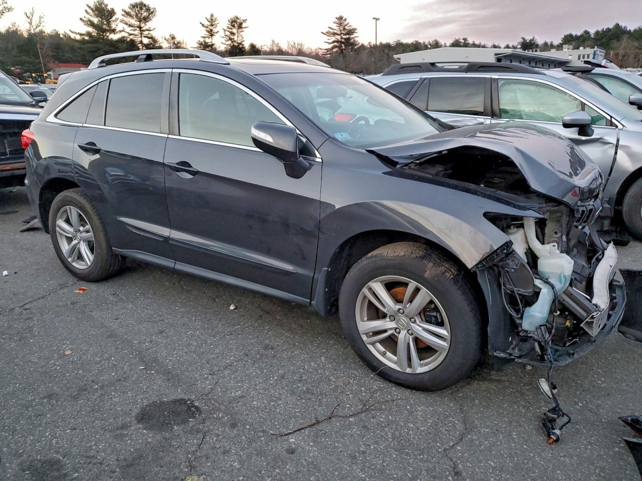 2015 Acura Rdx Gray vin: 5J8TB4H35FL009797