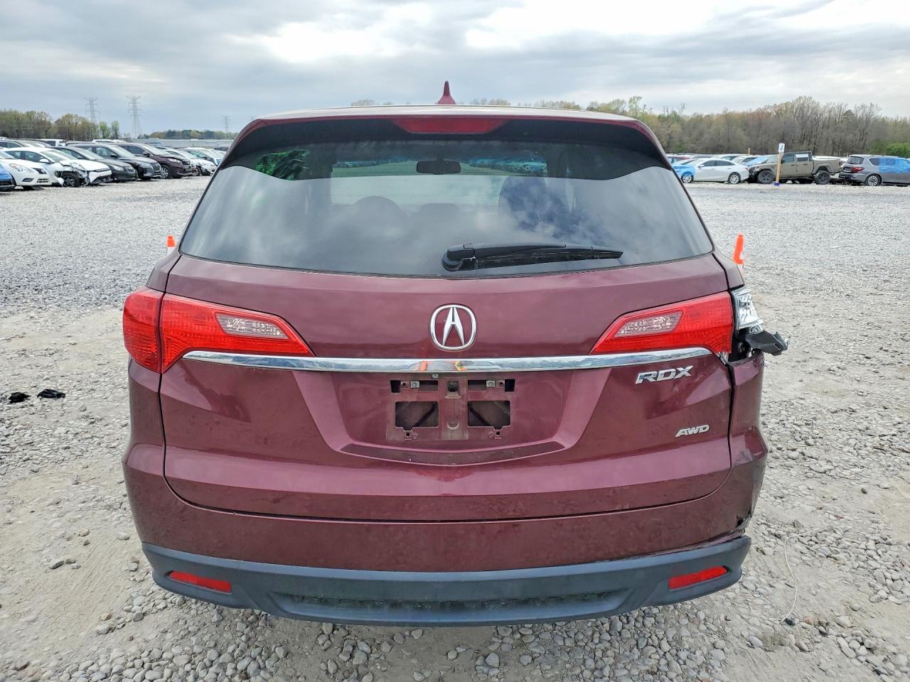 2015 Acura Rdx Burgundy vin: 5J8TB4H35FL017706