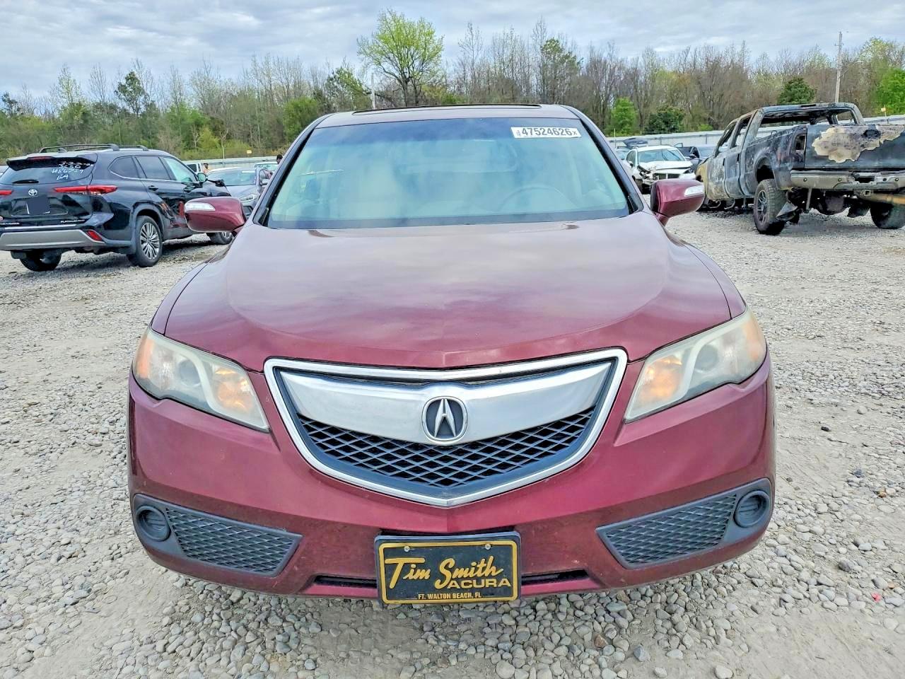 2015 Acura Rdx Burgundy vin: 5J8TB4H35FL017706