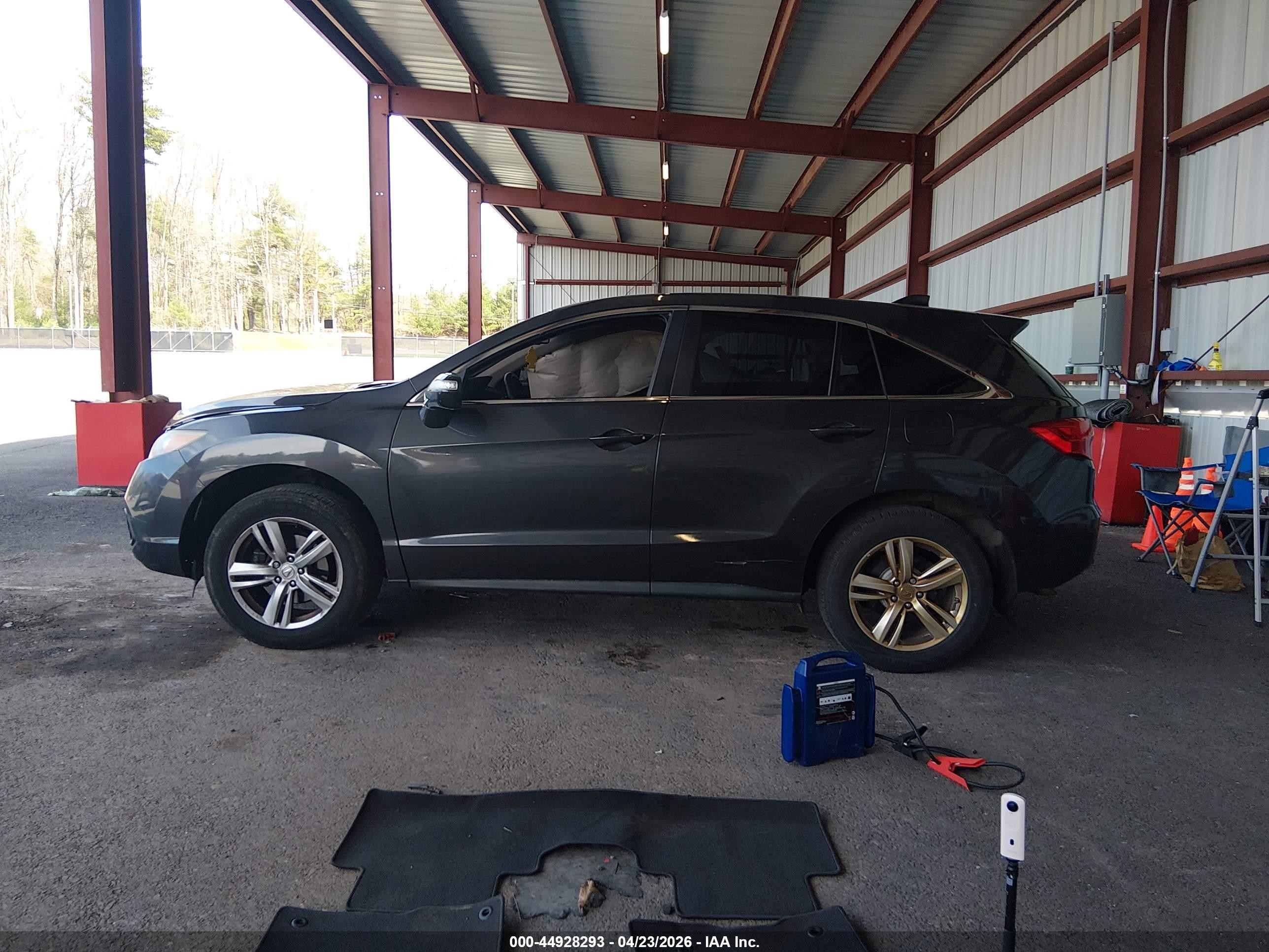 2015 Acura Rdx   Gray vin: 5J8TB4H35FL027149