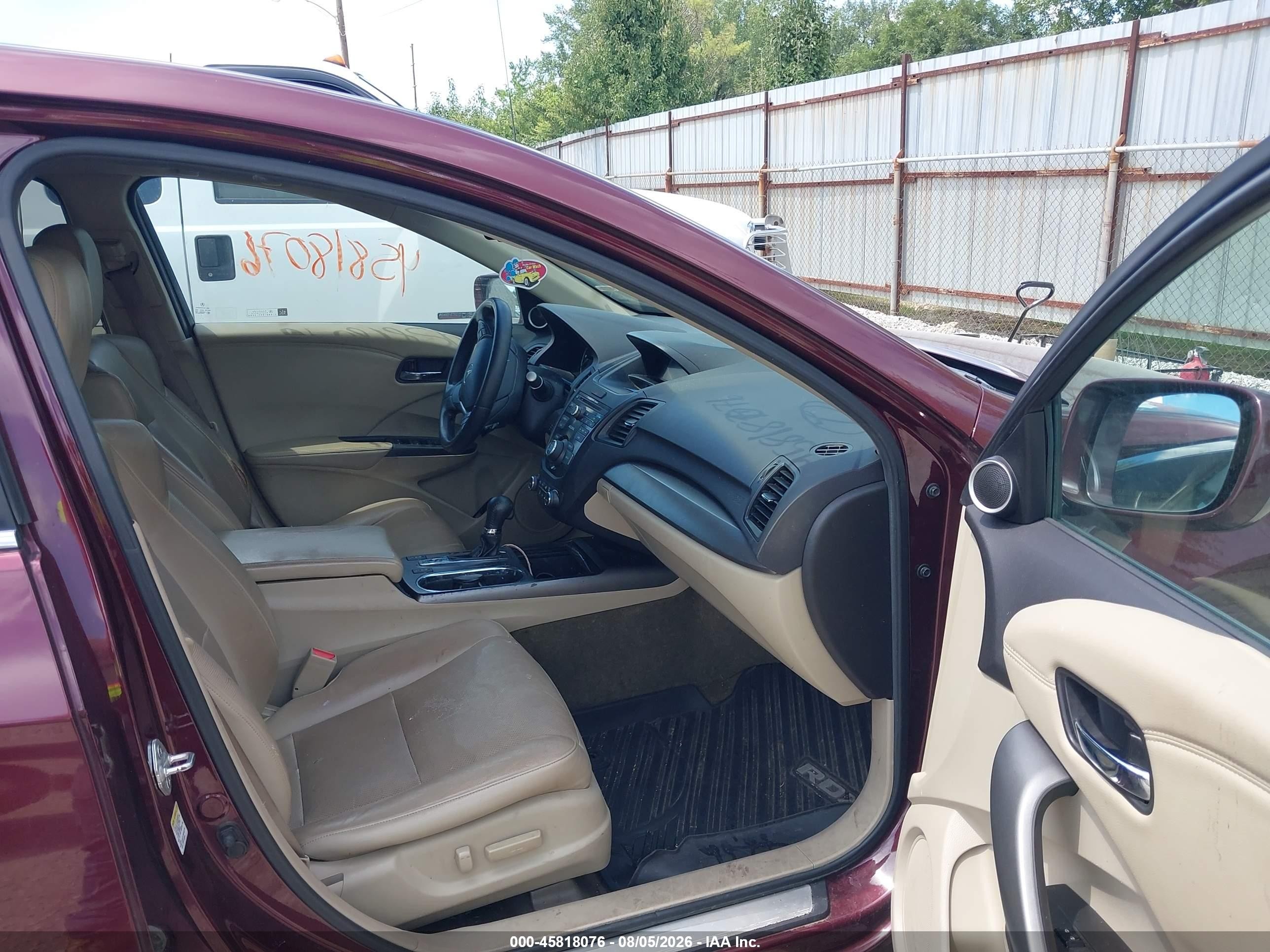 2013 Acura Rdx   Burgundy vin: 5J8TB4H36DL000832