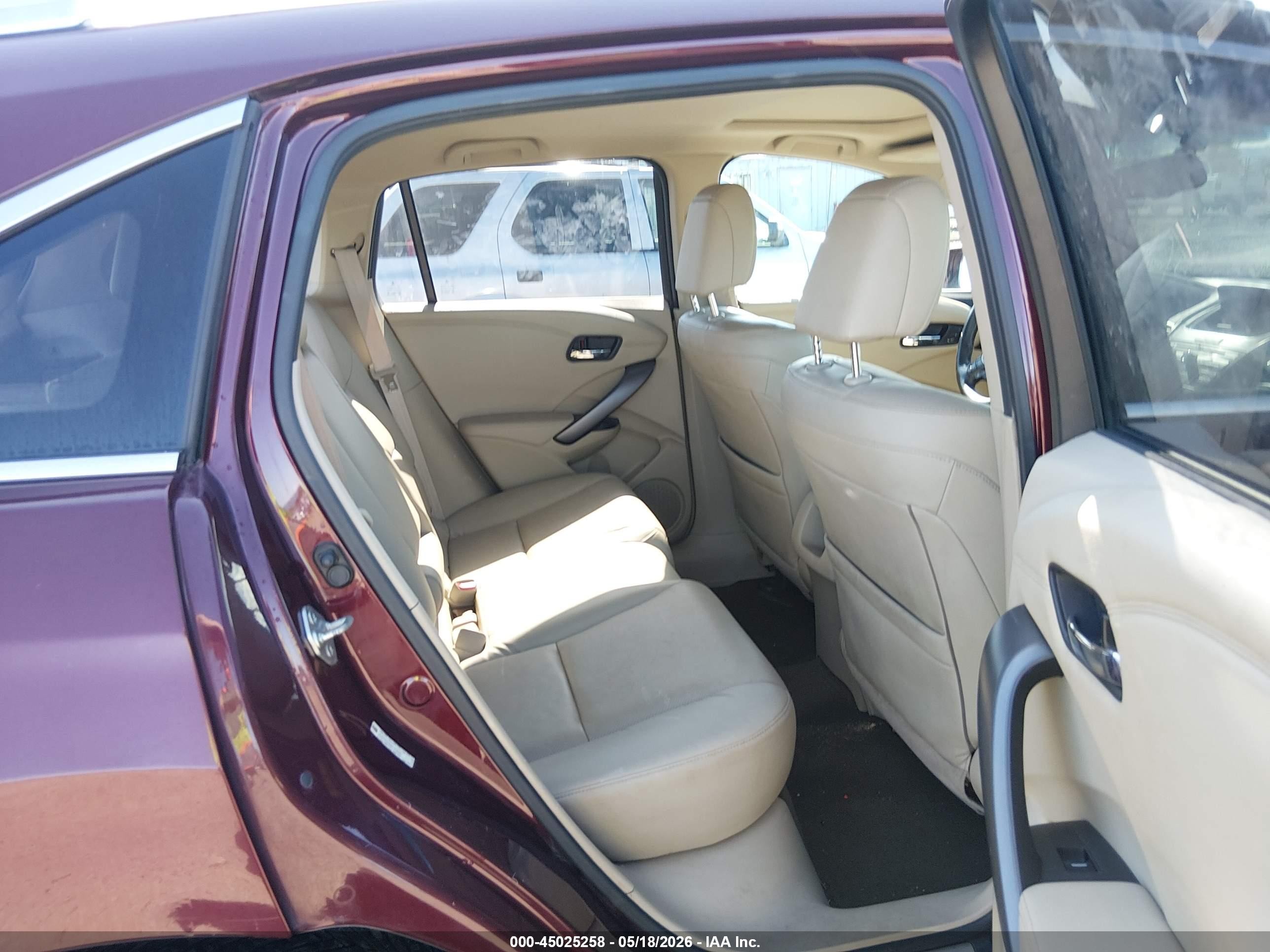 2014 Acura Rdx   Burgundy vin: 5J8TB4H36EL015591