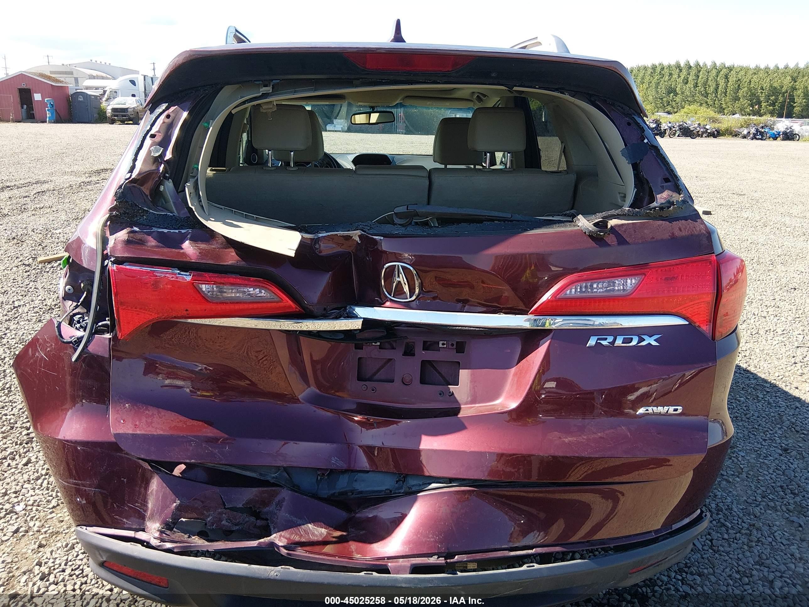 2014 Acura Rdx   Burgundy vin: 5J8TB4H36EL015591