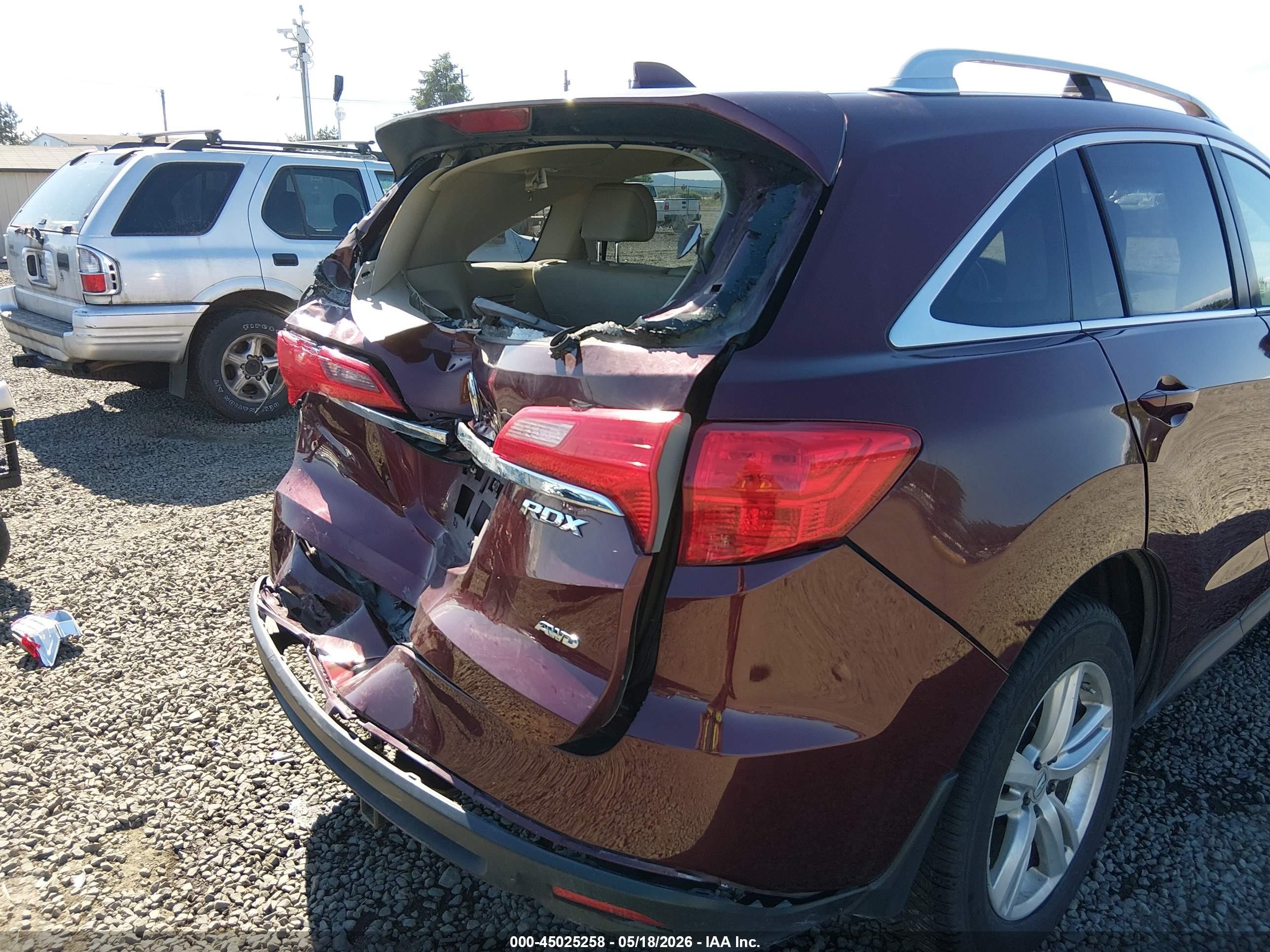 2014 Acura Rdx   Burgundy vin: 5J8TB4H36EL015591