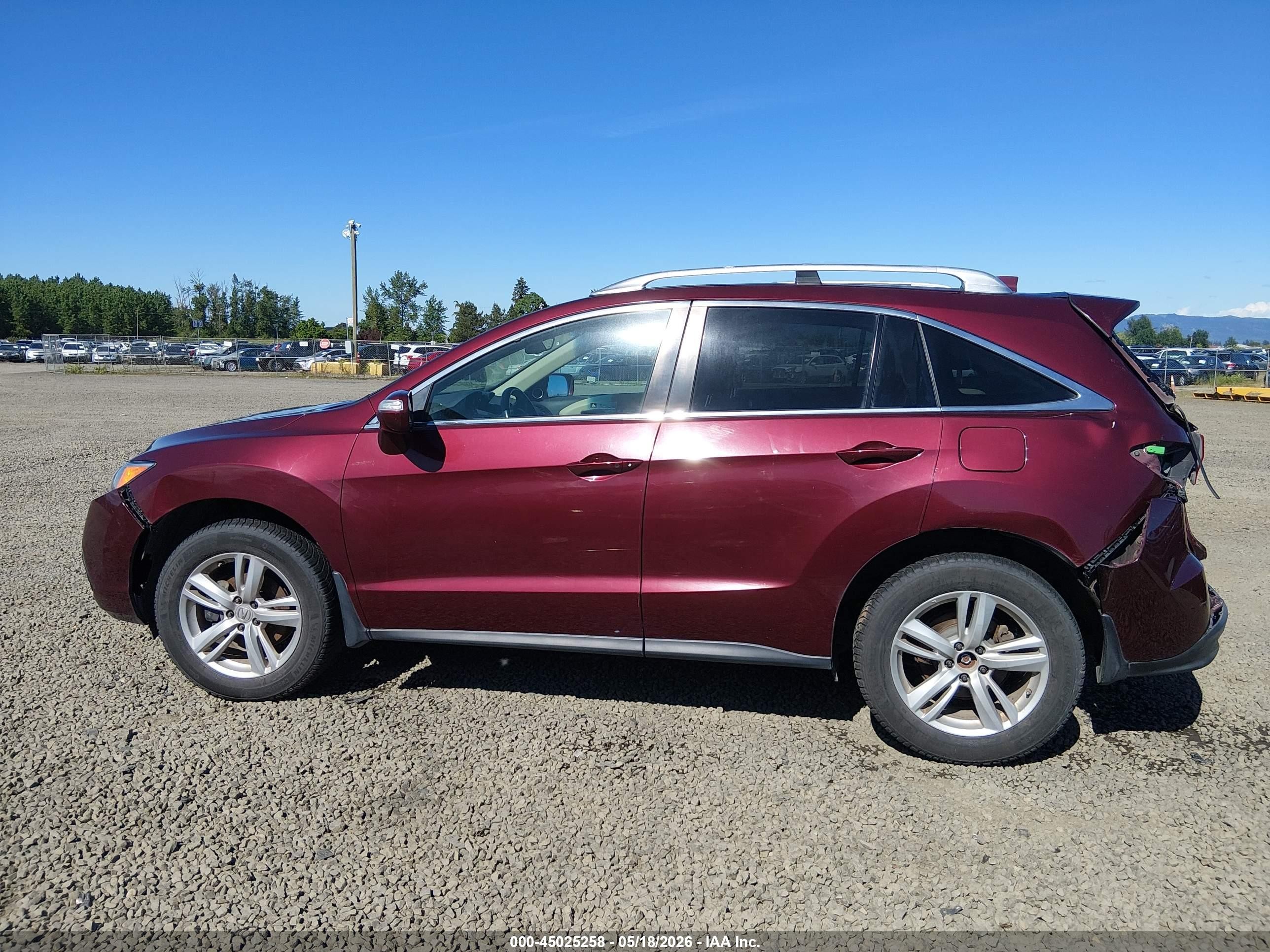 2014 Acura Rdx   Burgundy vin: 5J8TB4H36EL015591