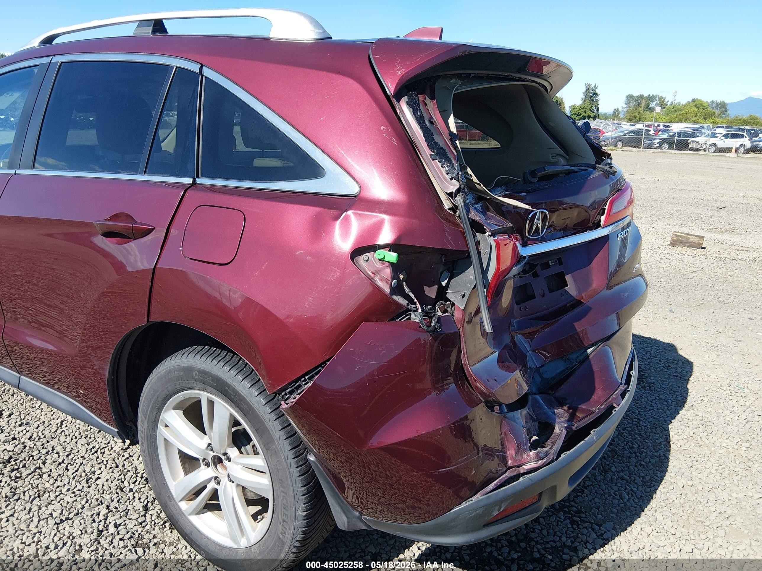 2014 Acura Rdx   Burgundy vin: 5J8TB4H36EL015591