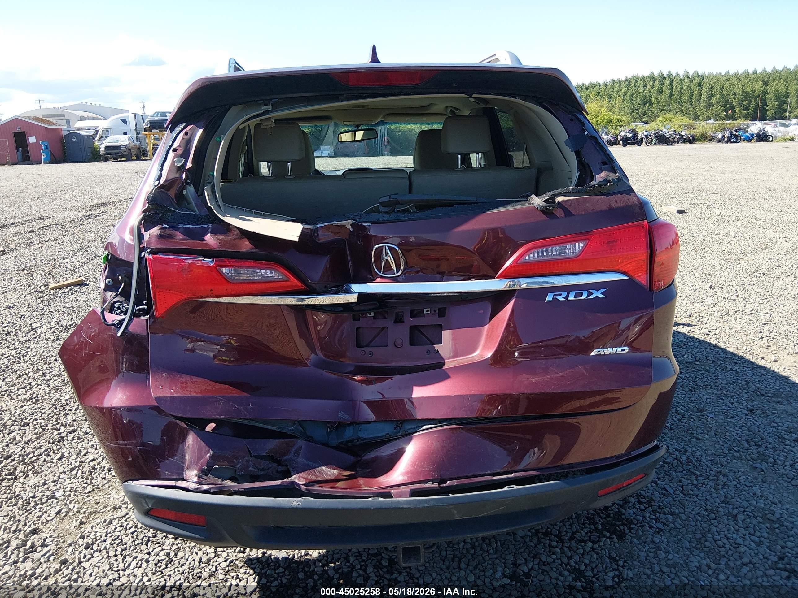 2014 Acura Rdx   Burgundy vin: 5J8TB4H36EL015591