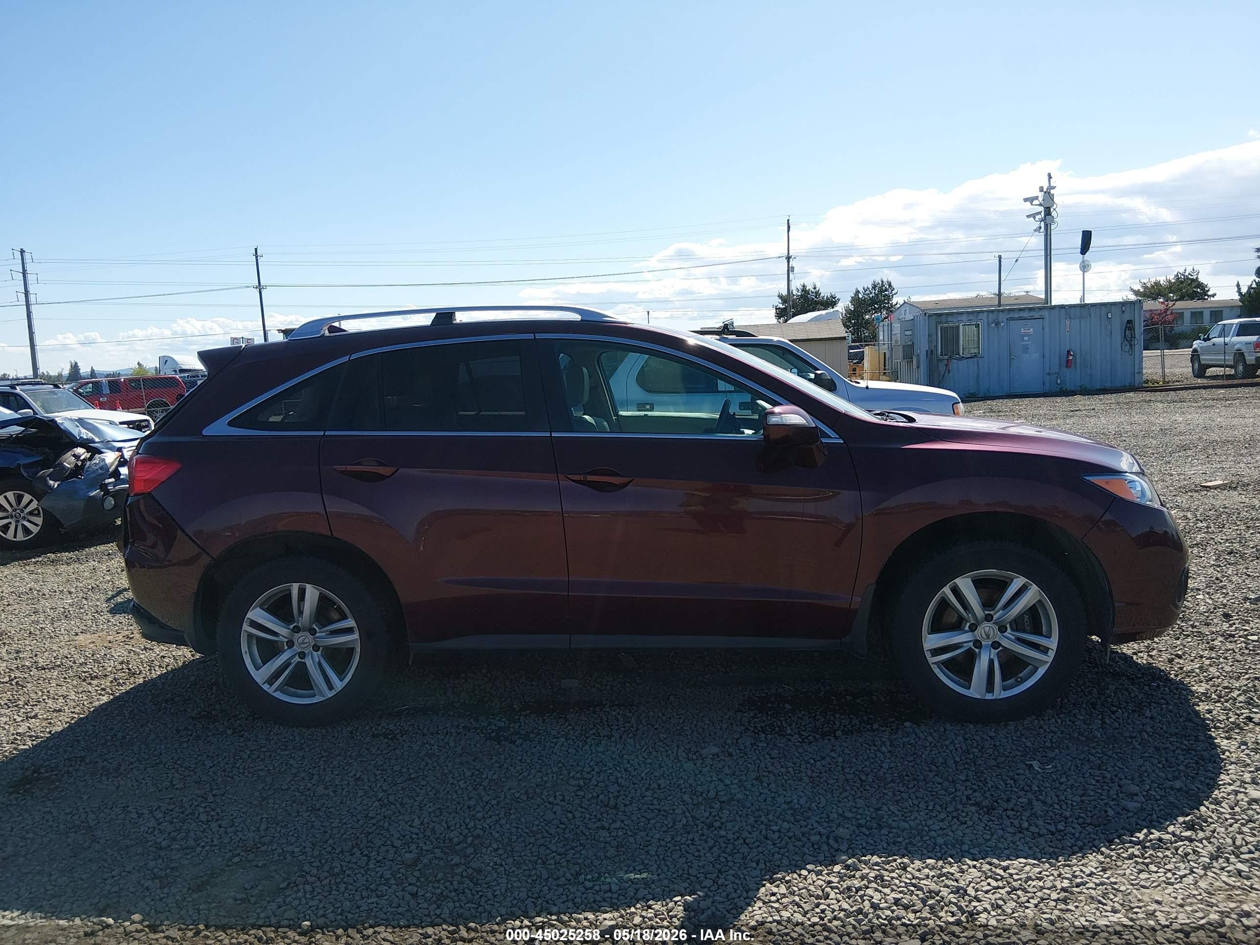 2014 Acura Rdx   Burgundy vin: 5J8TB4H36EL015591