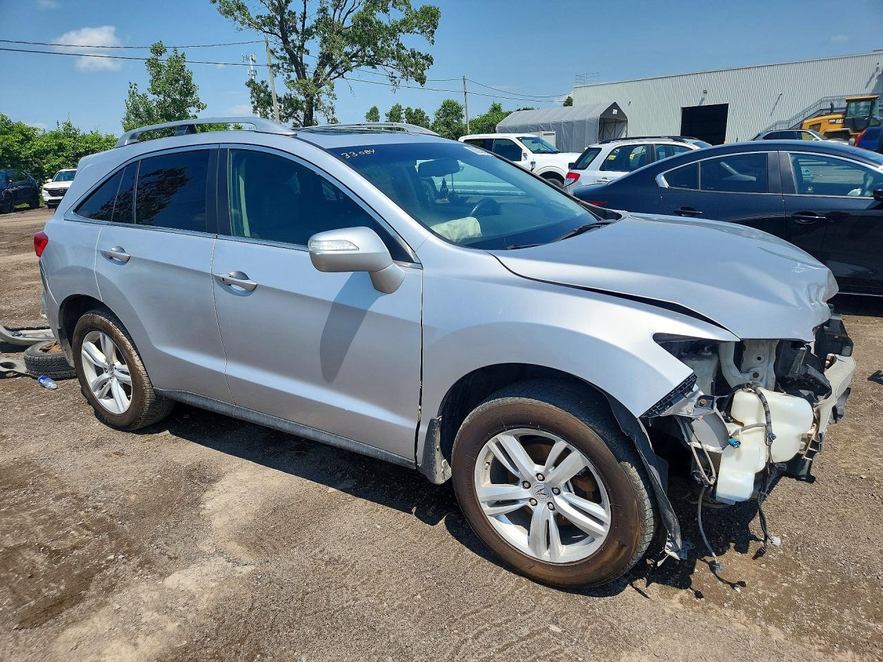 2015 Acura Rdx Gray vin: 5J8TB4H37FL802115