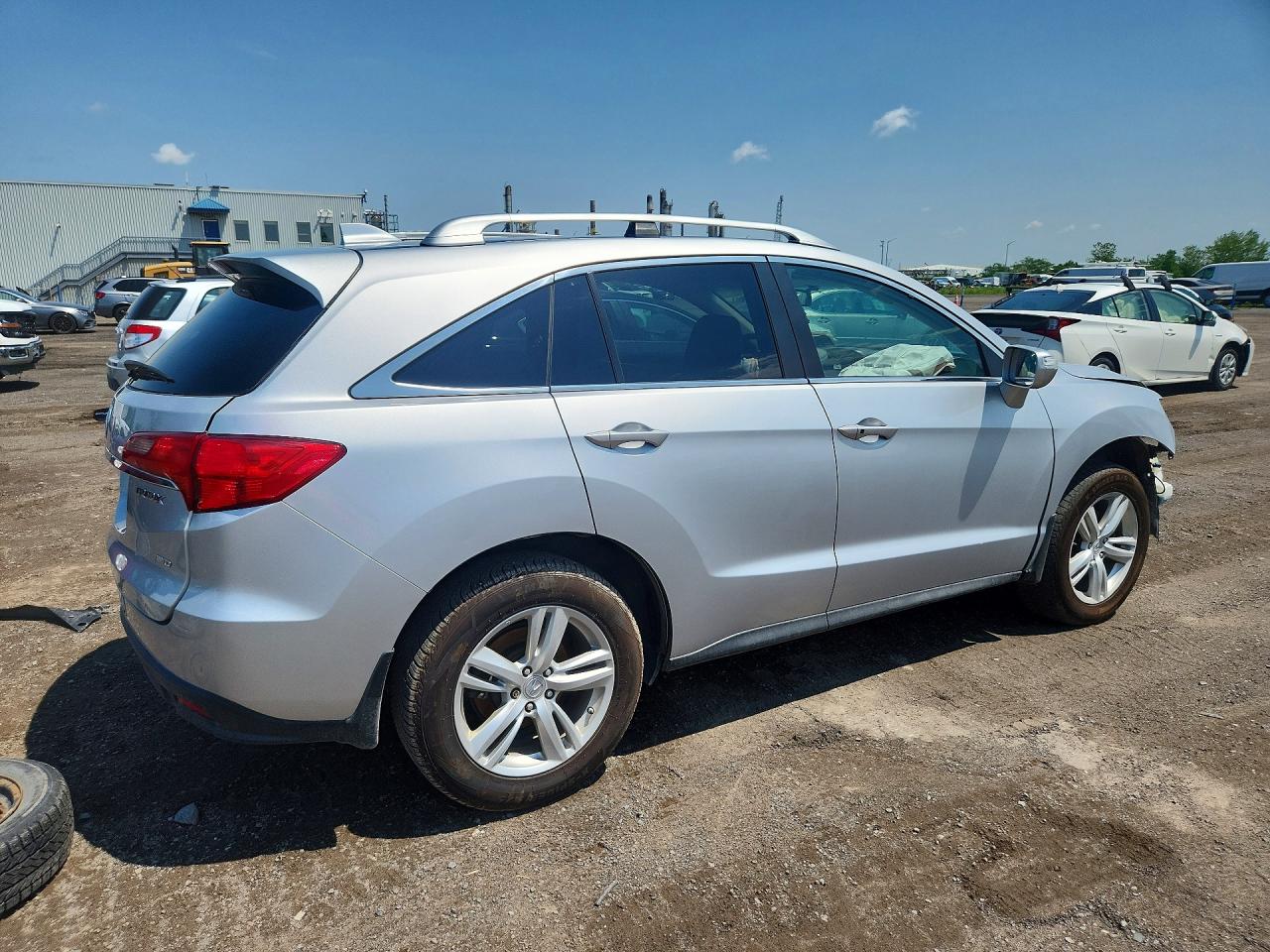 2015 Acura Rdx Gray vin: 5J8TB4H37FL802115