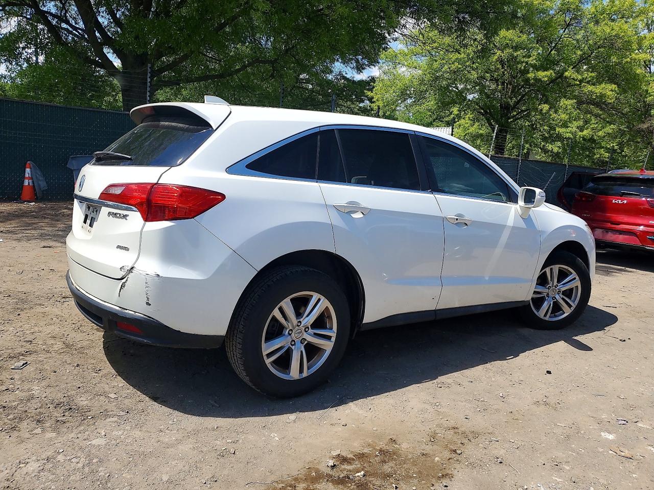 2013 Acura Rdx White vin: 5J8TB4H38DL000749