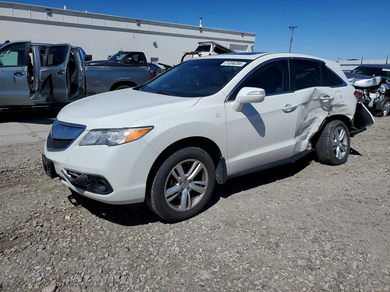 2014 Acura Rdx White vin: 5J8TB4H38EL005158