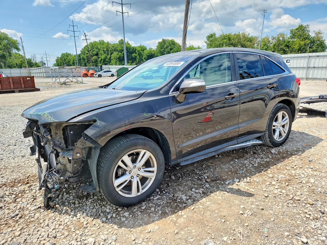 2014 Acura Rdx Black vin: 5J8TB4H38EL013700