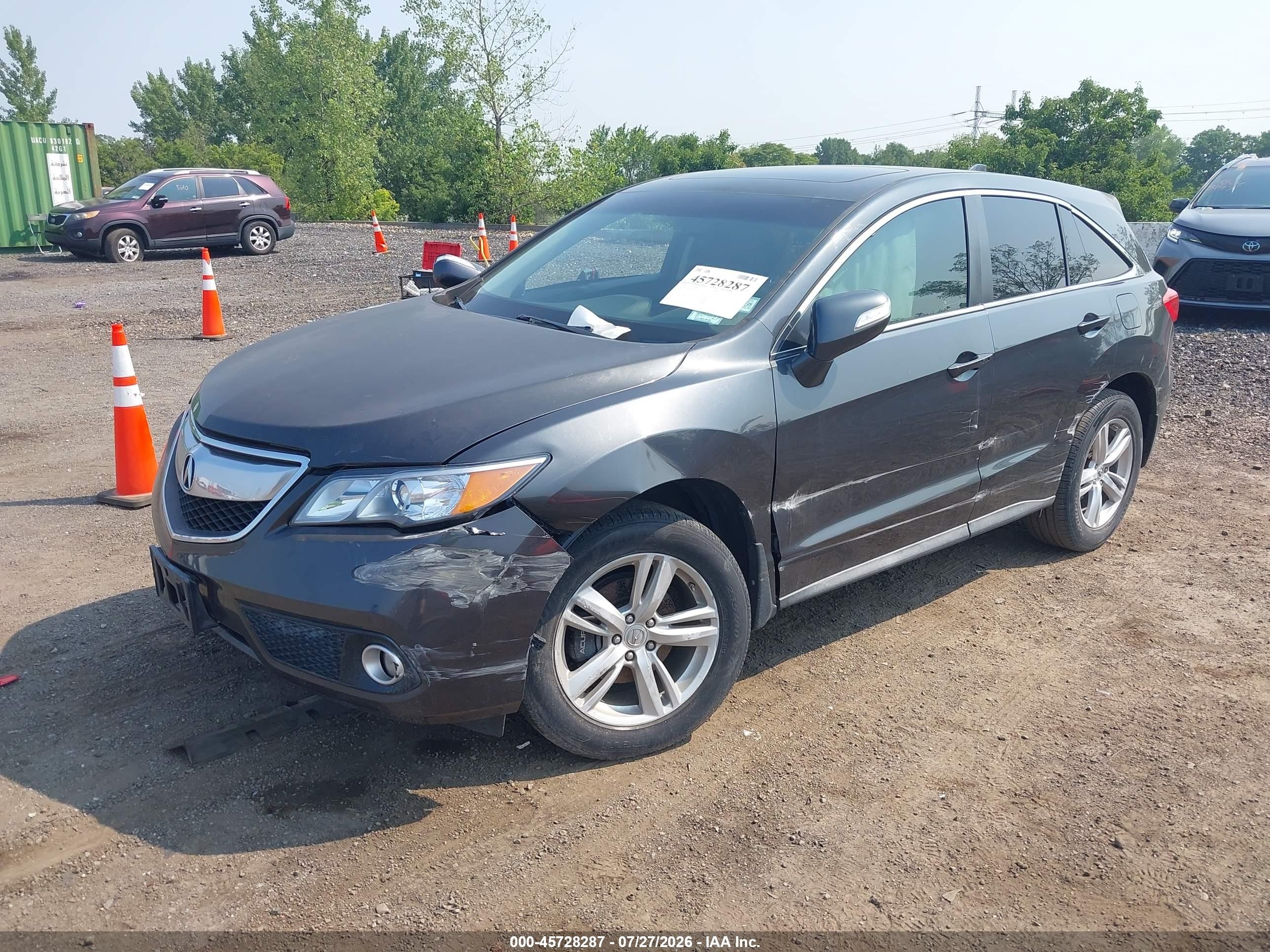 2014 Acura Rdx   Gray vin: 5J8TB4H38EL016872
